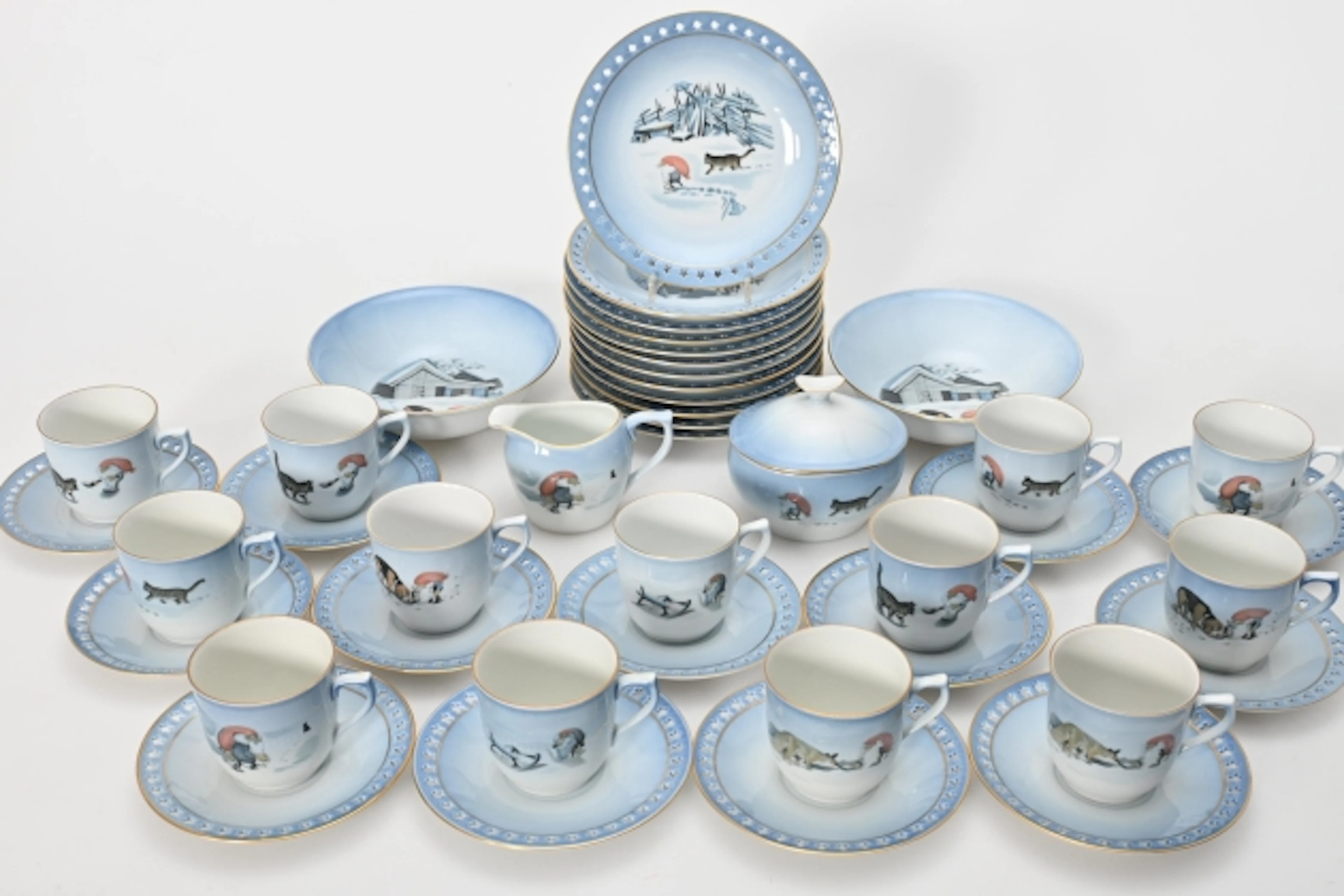 B&G "Tomten" Harald Wiberg, Kaffeservis