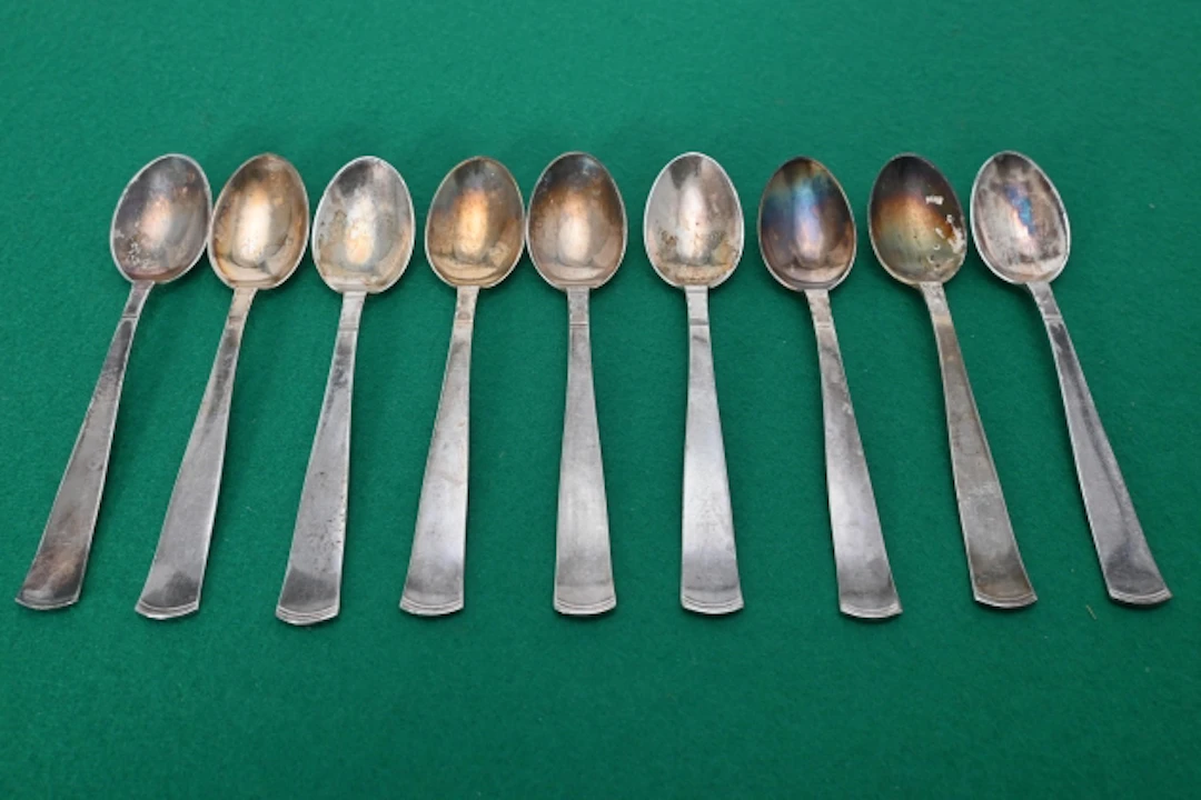 Silverskedar "Roenholm" Jacob Ängman, GAB, ca 139 gr
