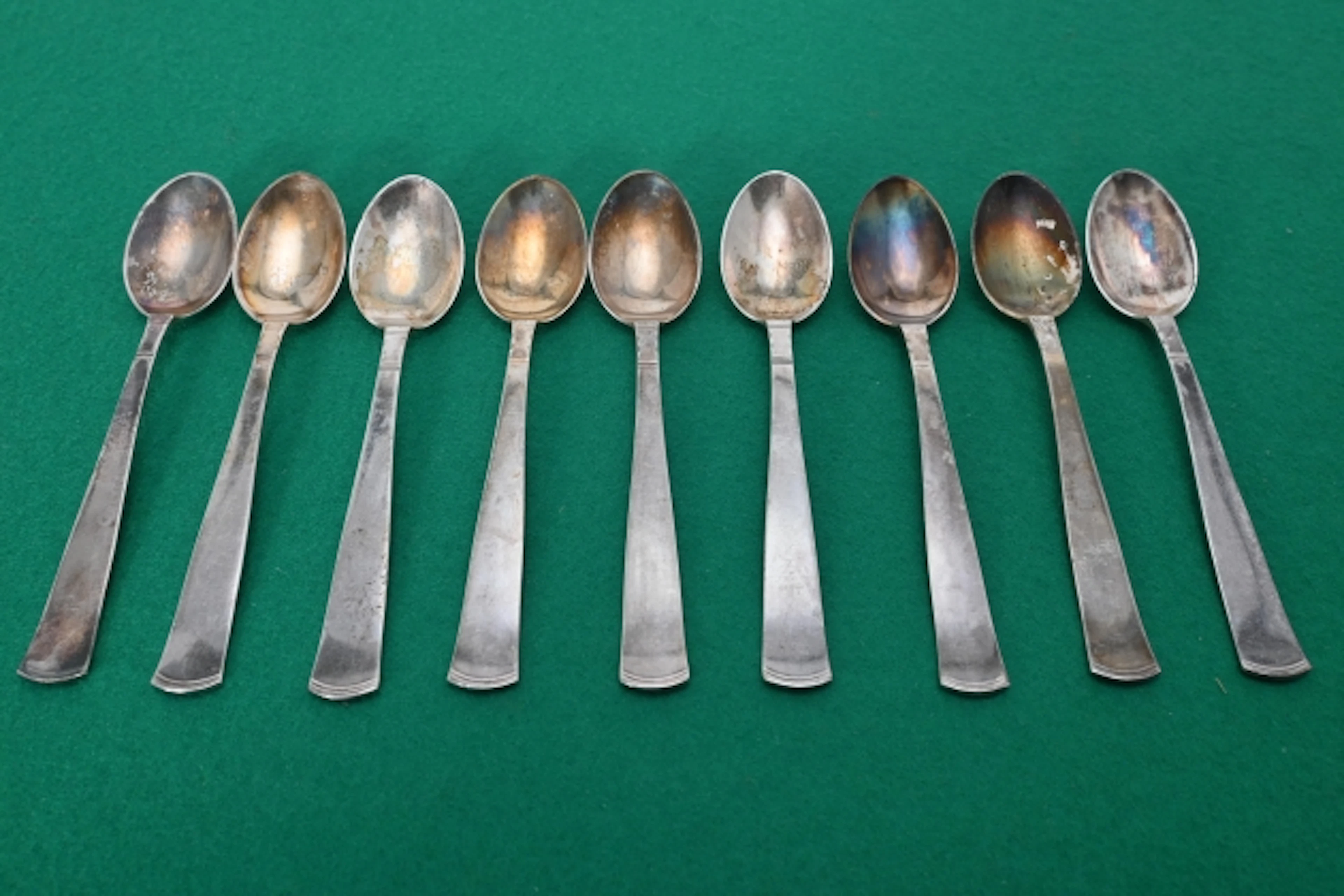 Silverskedar "Roenholm" Jacob Ängman, GAB, ca 139 gr