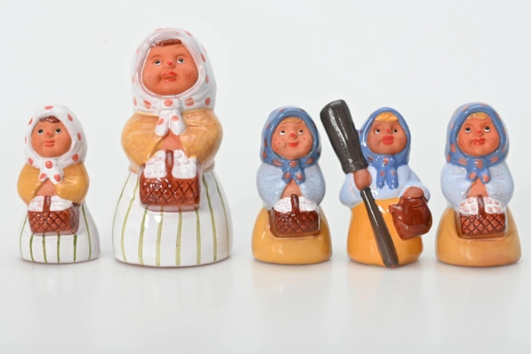 5 st Påskkärringar, Rof Berg