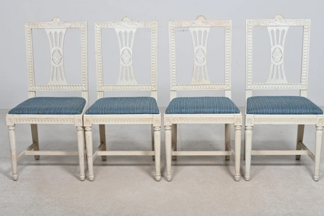 4 st Stolar, Gustaviansk stil