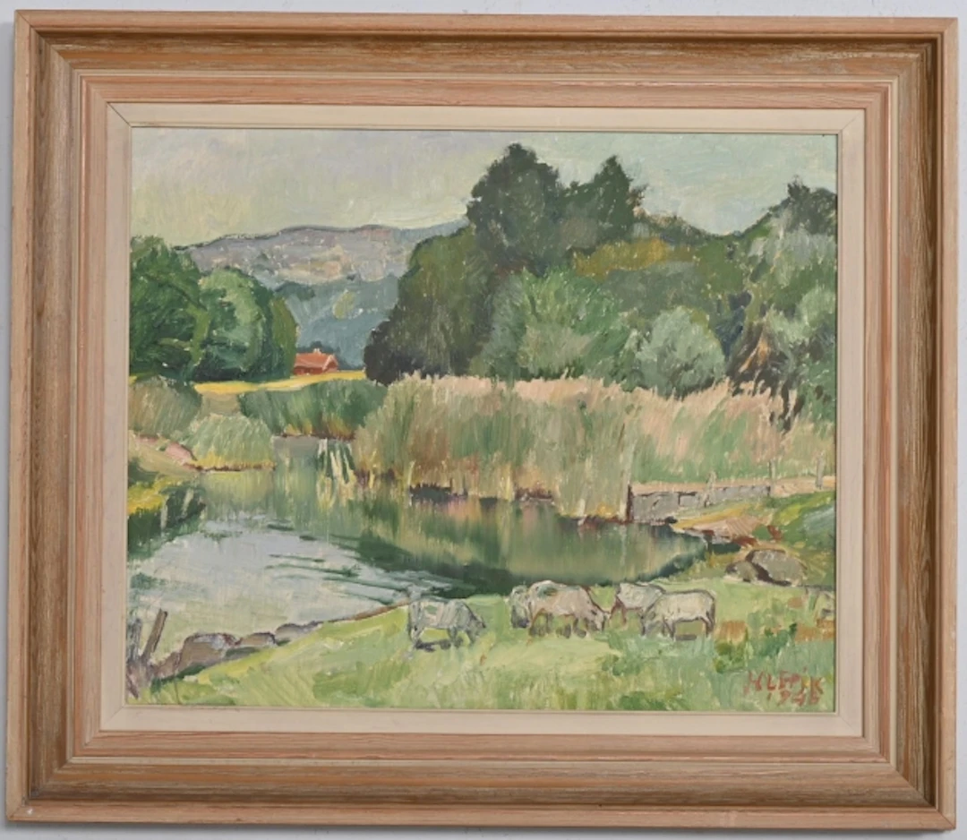 Hugo Lepik, Oljemålning