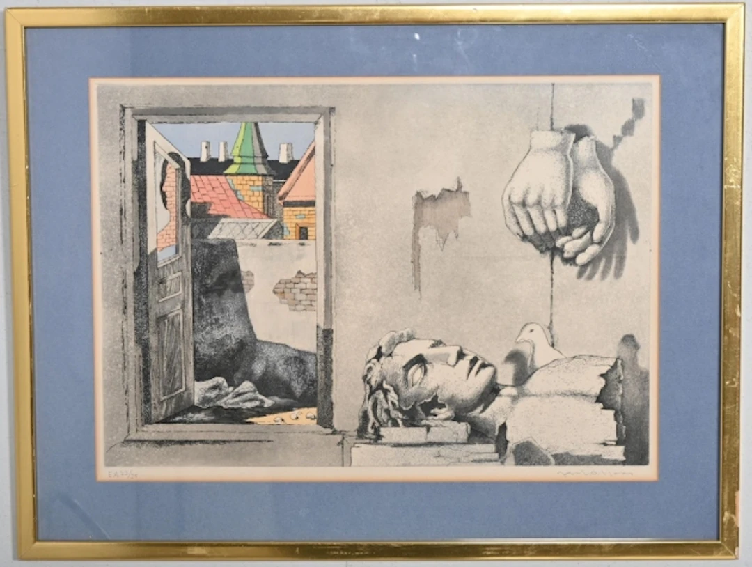 Axel Olson, Litografi