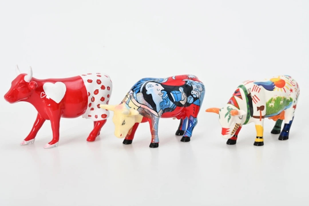 3 st Figuriner, Cow Parade