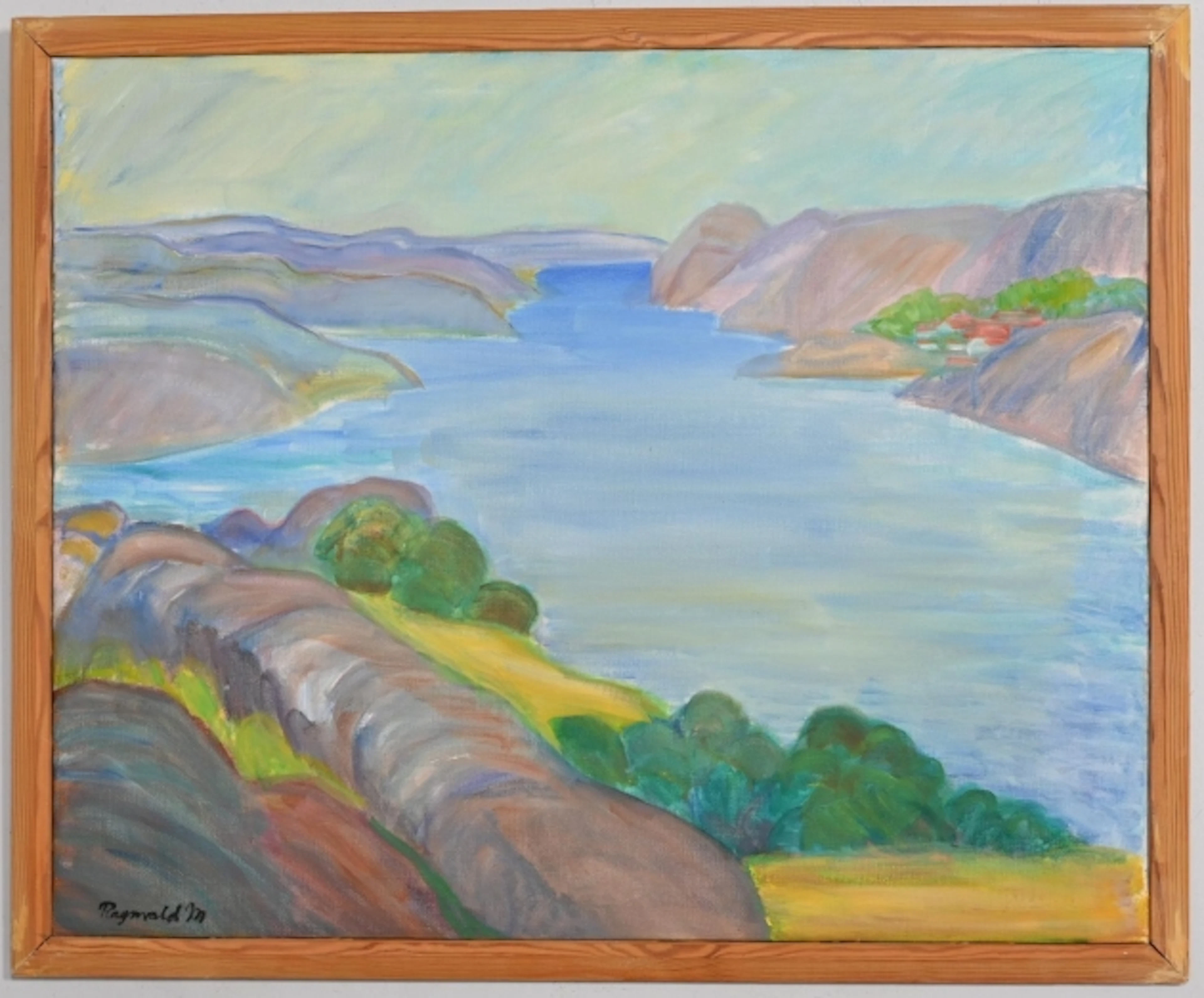 Ragnvald Magnusson, Oljemålning