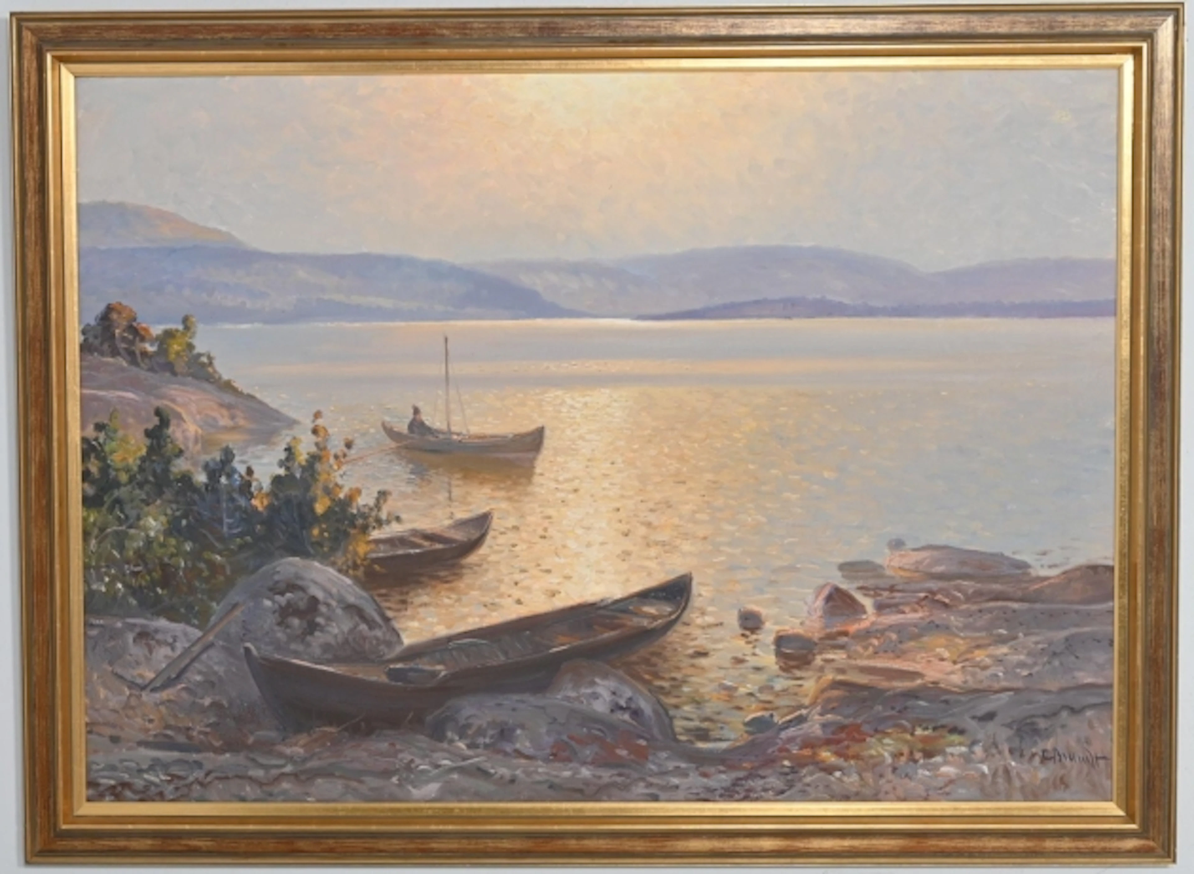 Carl Brandt, Oljemålning