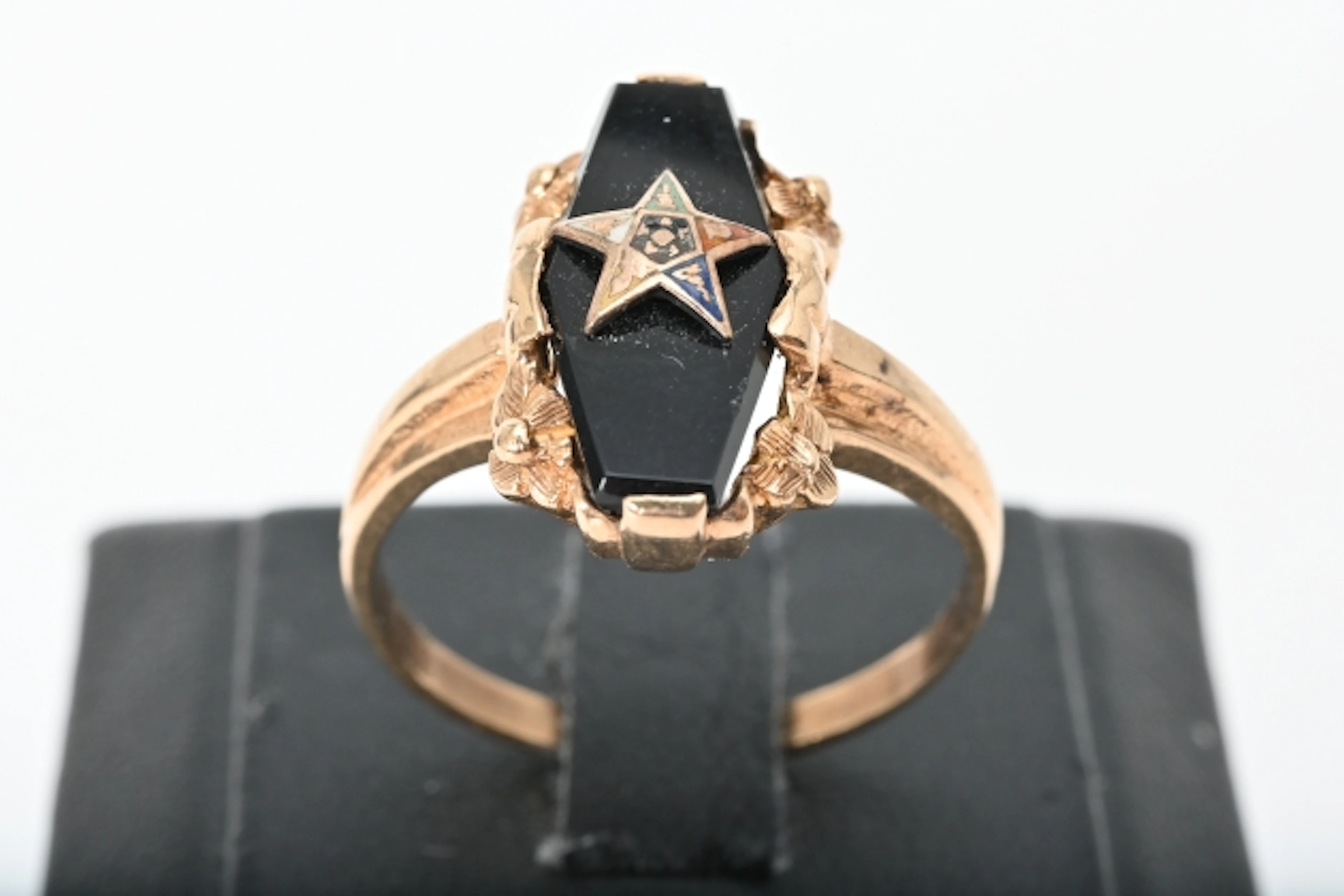 Guldring 10K ca 3 gr