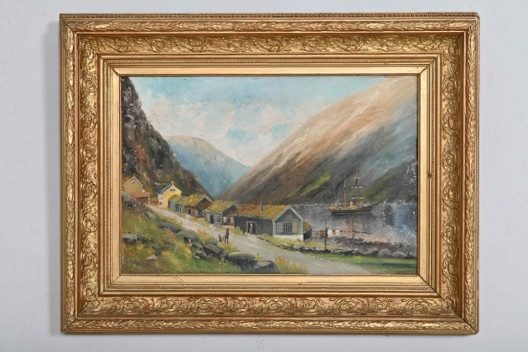 Sigvald Simensen, Oljemålning