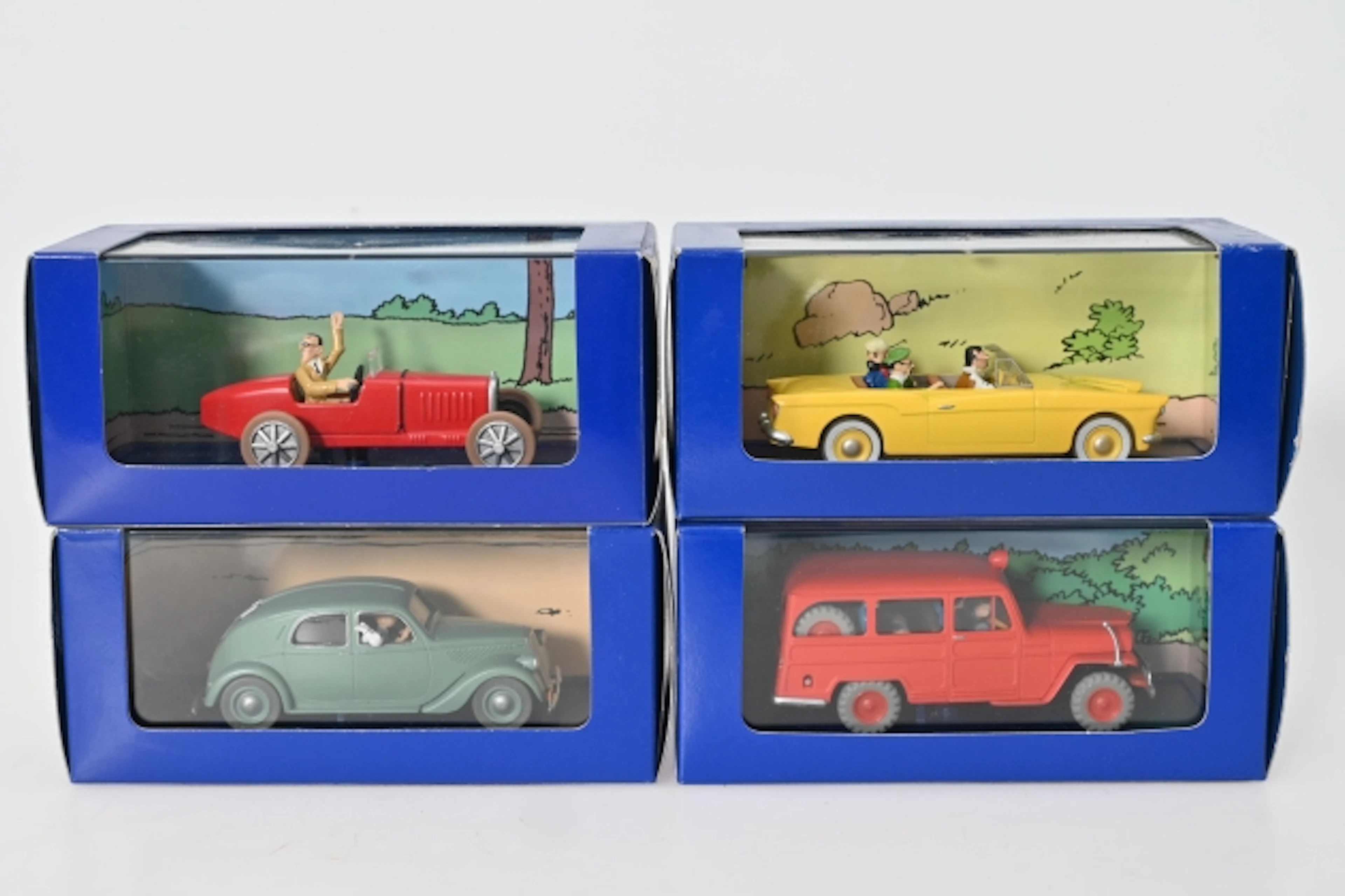 4 st Tintin Bilar
