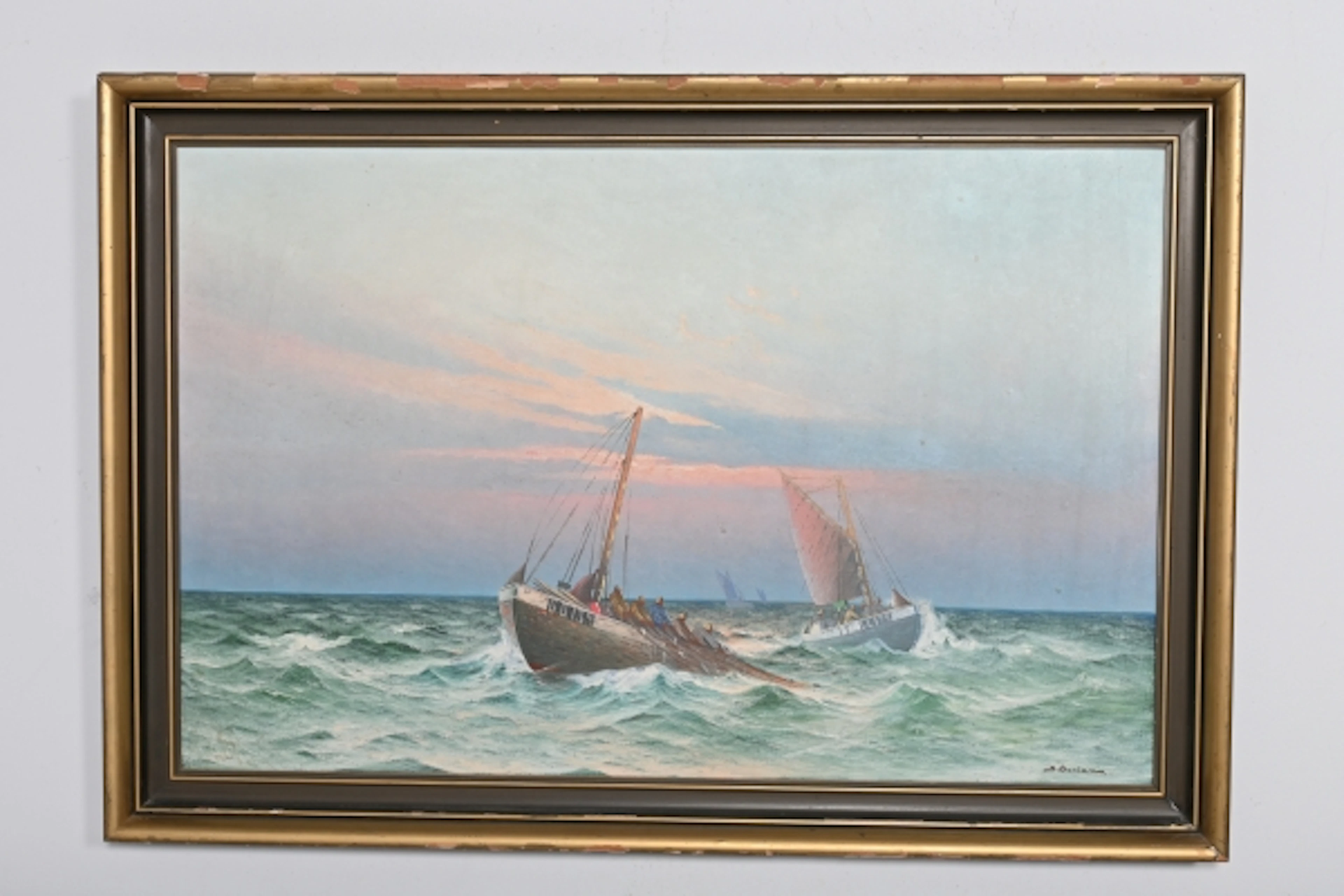 Johan Ossian-Andersson, Oljemålning