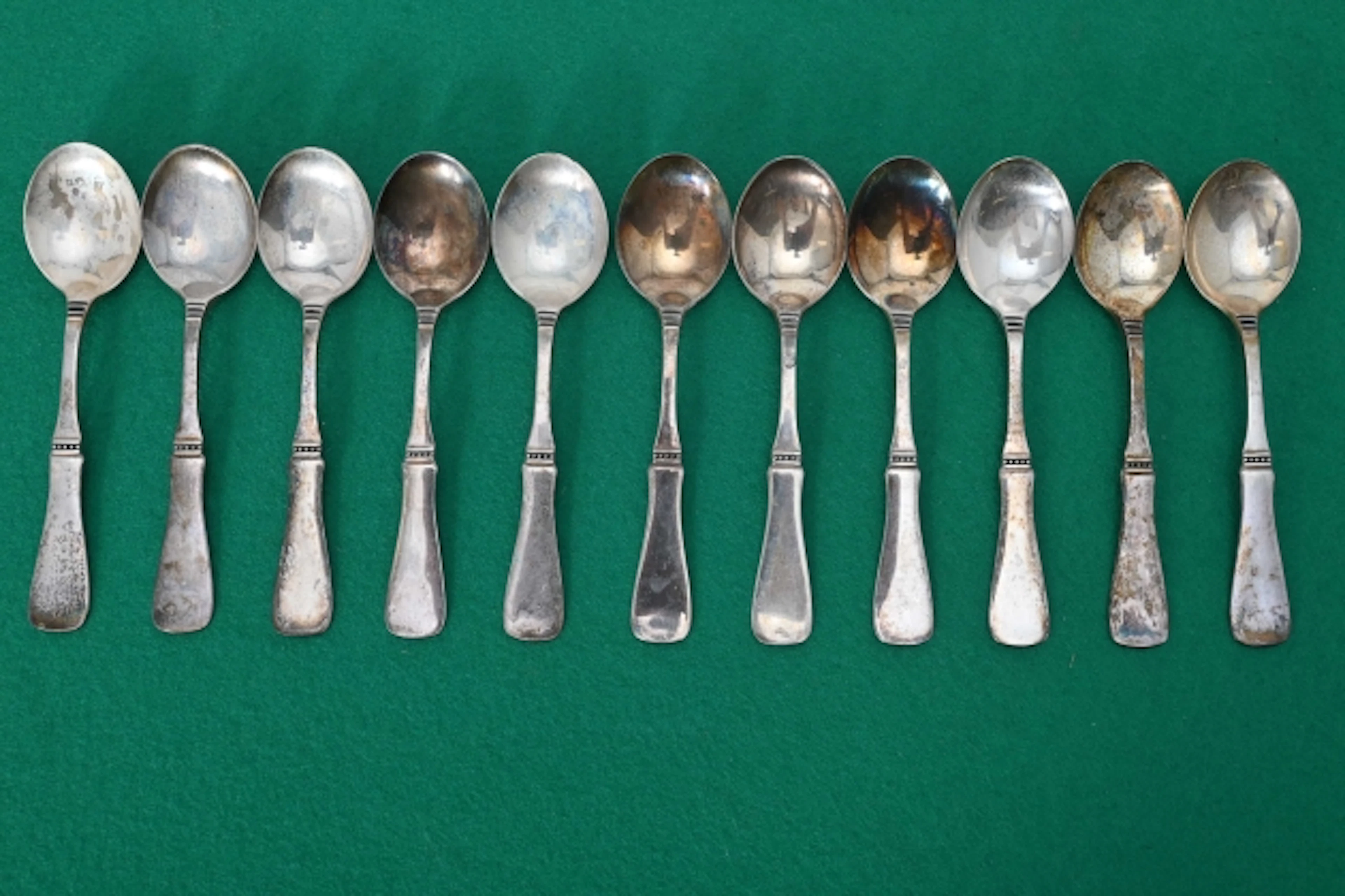 Silverskedar "Uppsala" Eric Löfman, MGAB, ca 138 gr