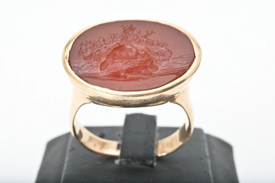Guldring 14K ca 8,7 gr
