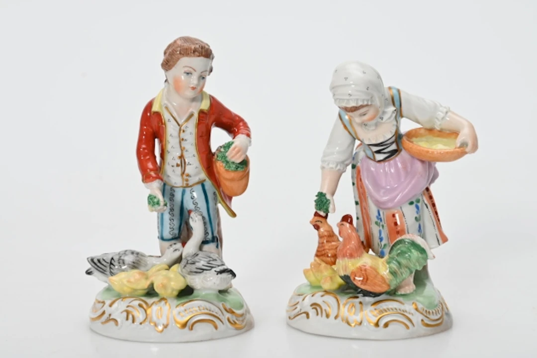 2 st Figuriner, Dresden