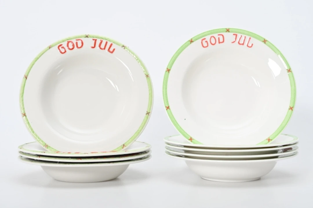 Djupatallrikar, God Jul, Gustavsberg