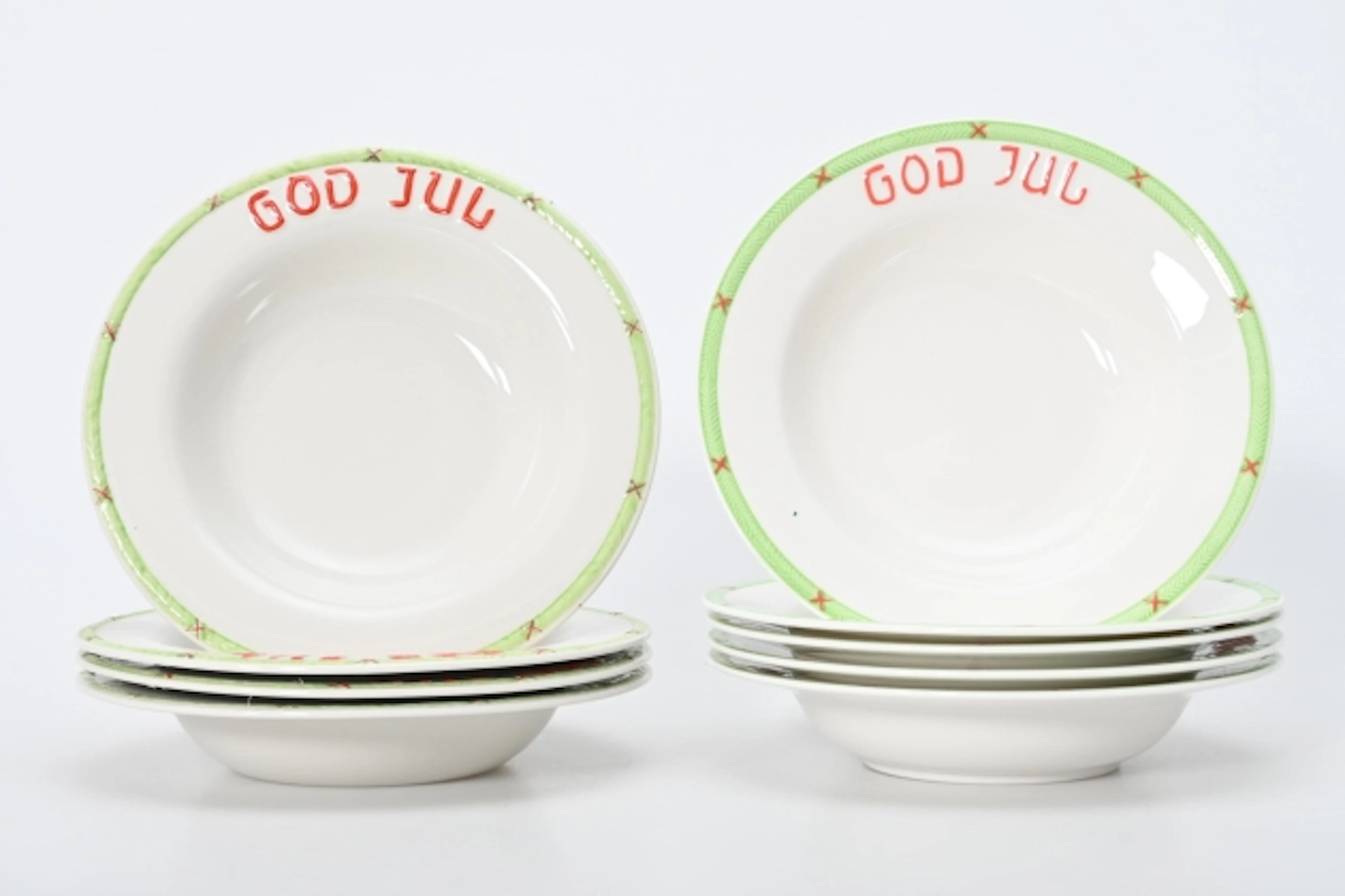 Djupatallrikar, God Jul, Gustavsberg