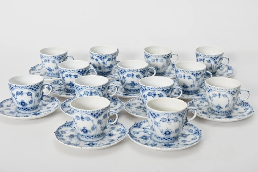 Royal Copenhagen "Musselmalet" Kaffekoppar