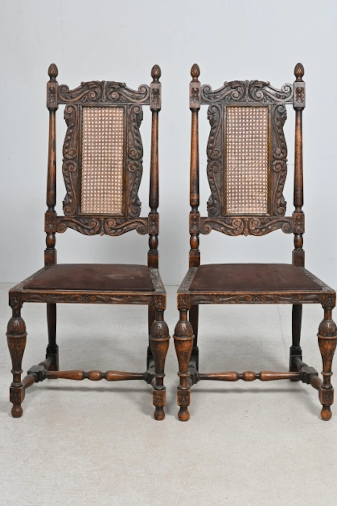 2 st Stolar, Barock stil