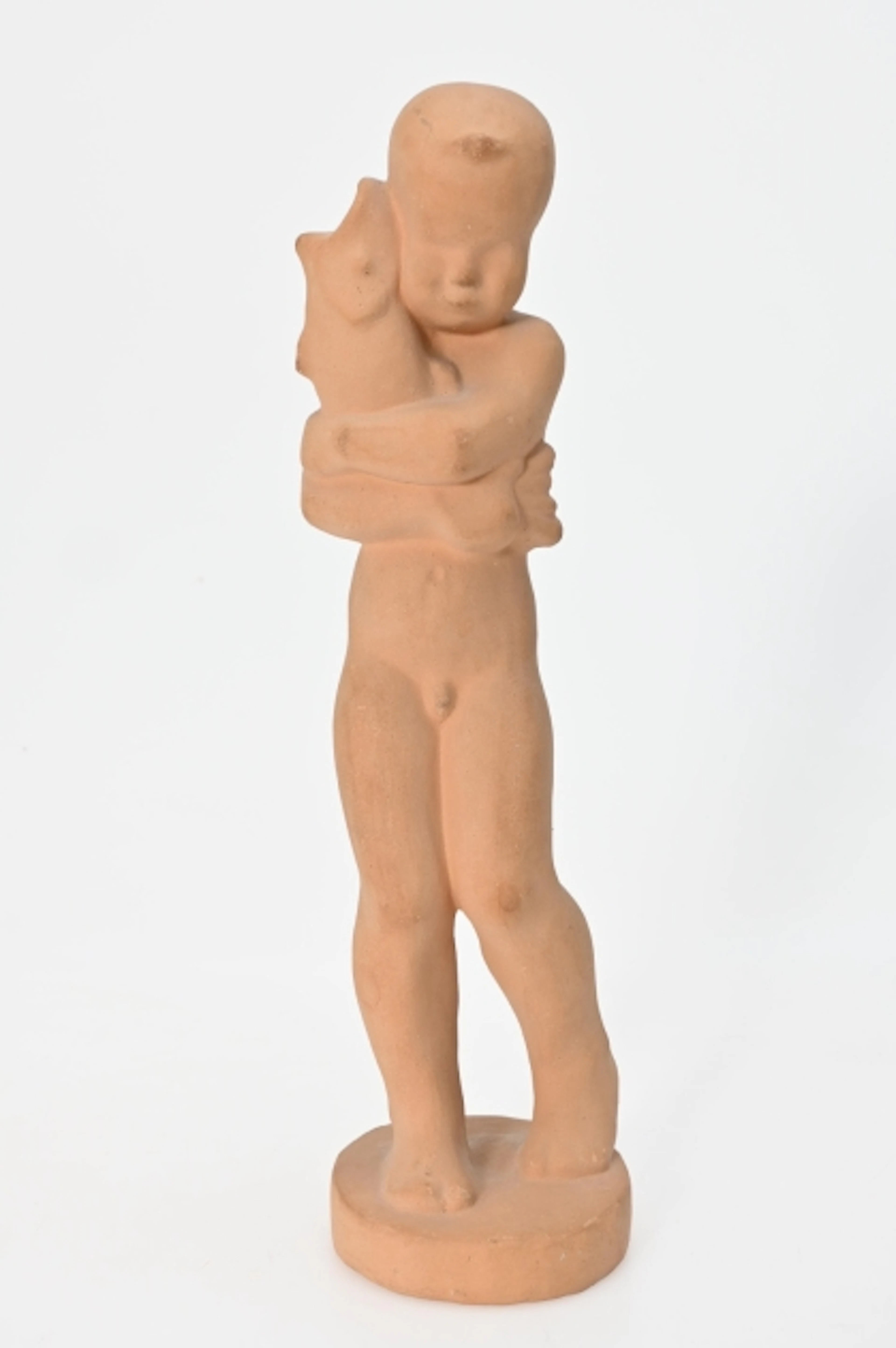 Skulptur, teracotta, Modell Fröding