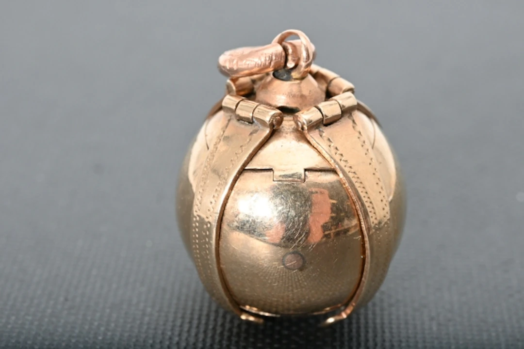 Frimurarkula 9K/Silver ca 10,9 gr