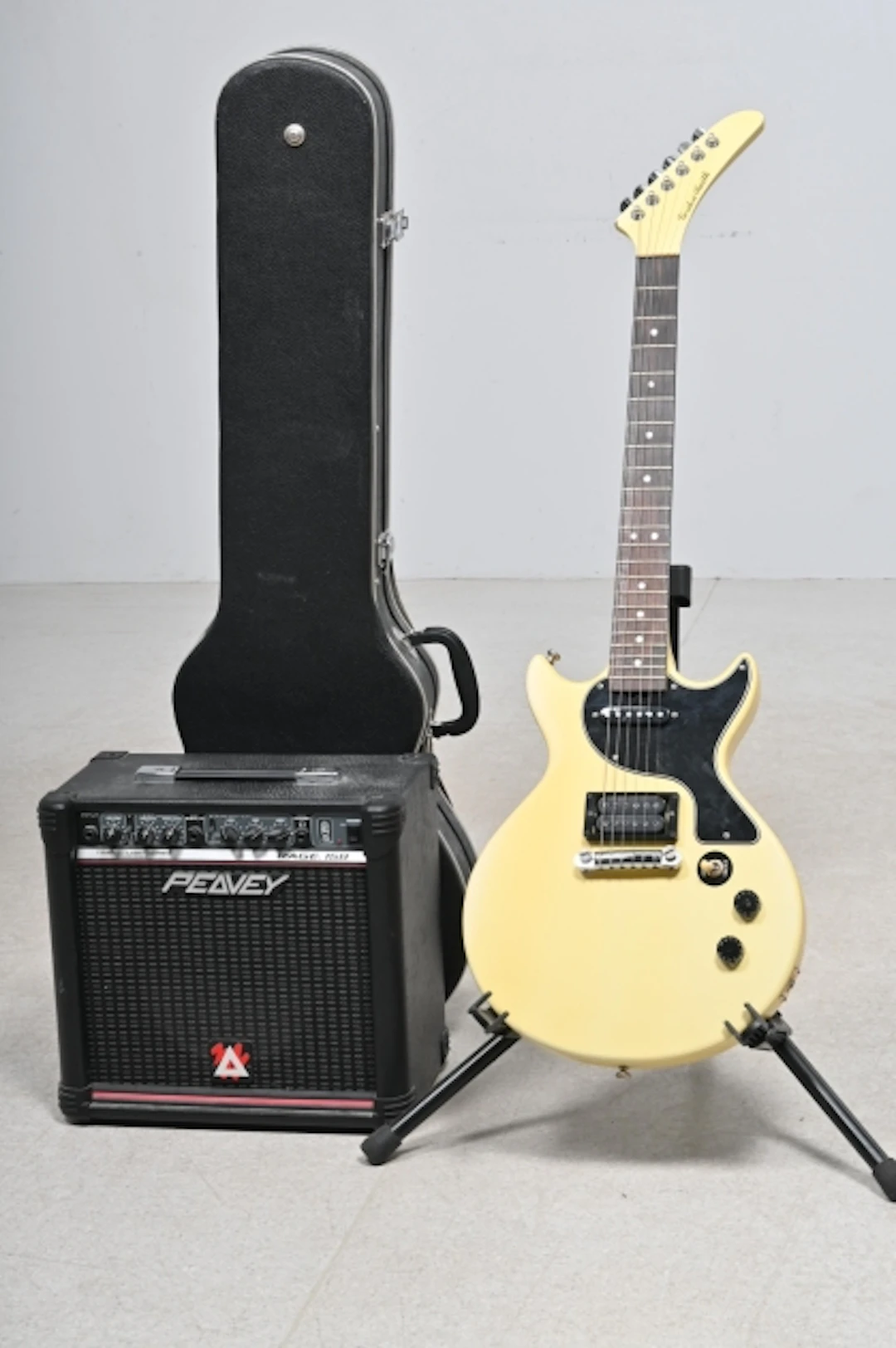 Elgitarr, Gordon Smith Gs Double Cut, Förstärkare, Peavey Rage 158