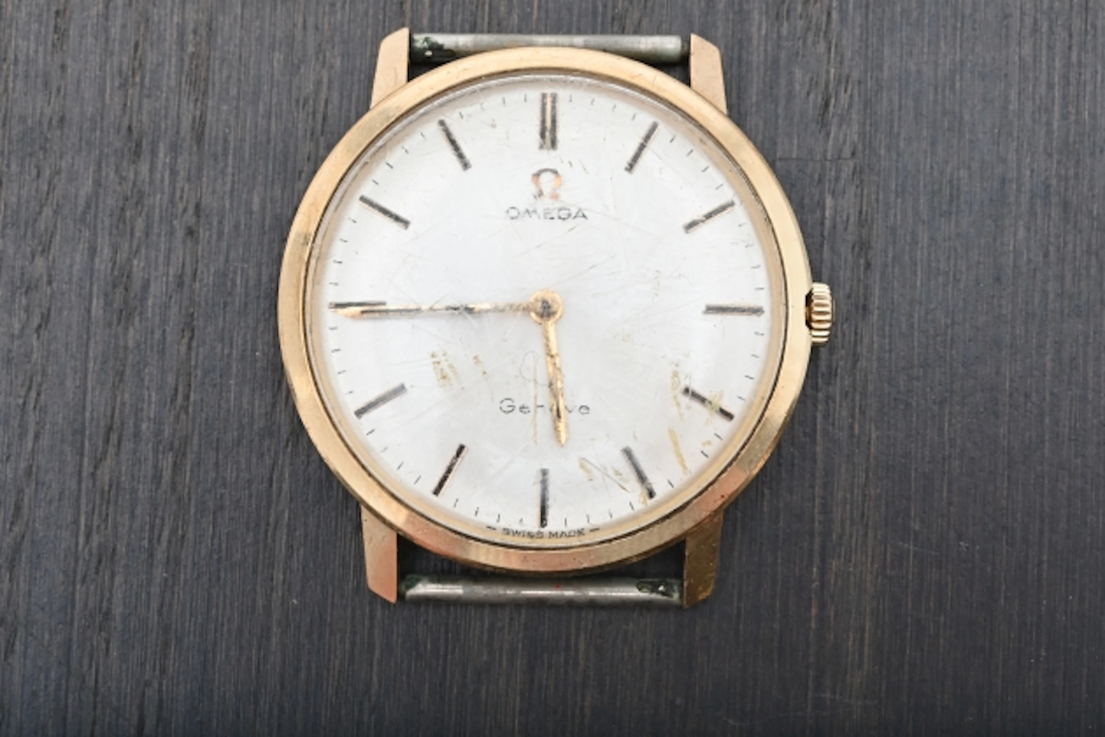 Herrarmbandsur Omega, Genève 18K