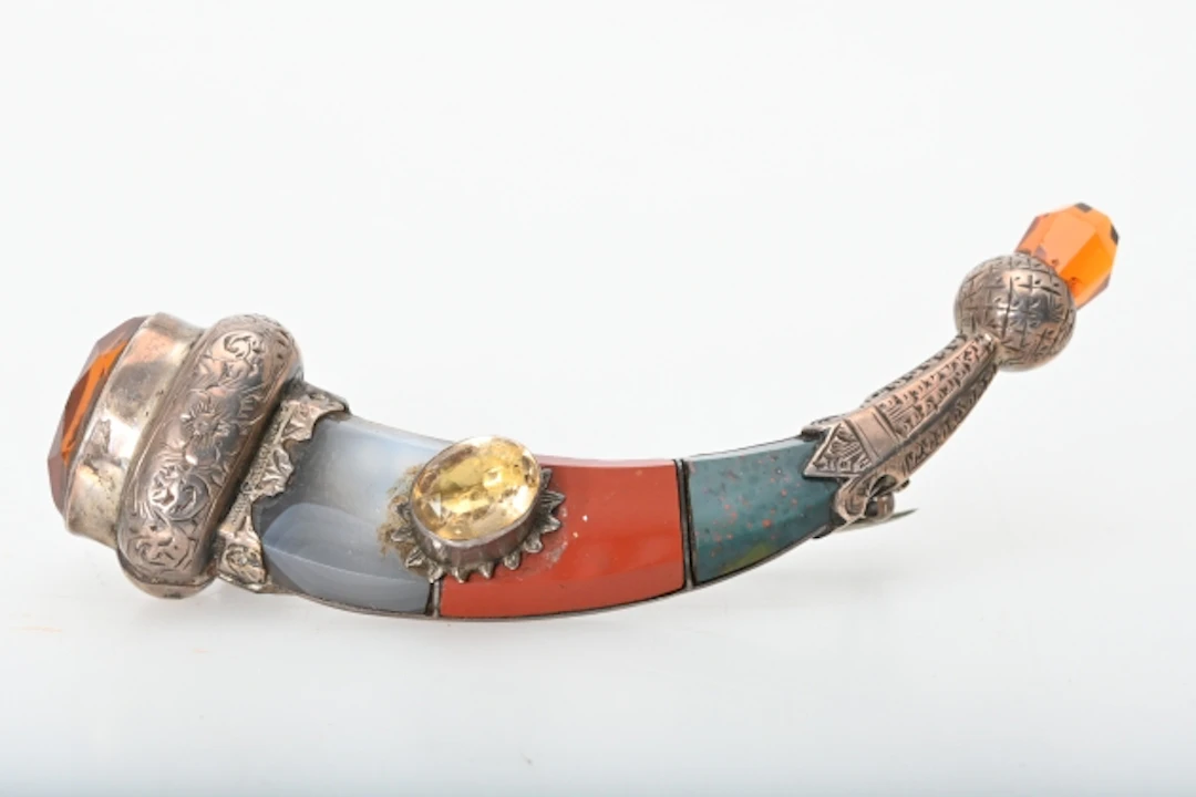 Brosch Viktoriansk, Silver, Skottland, ca 14,9 gr