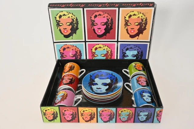 Espressokoppar, Marilyn Montoe, Andy Warhol