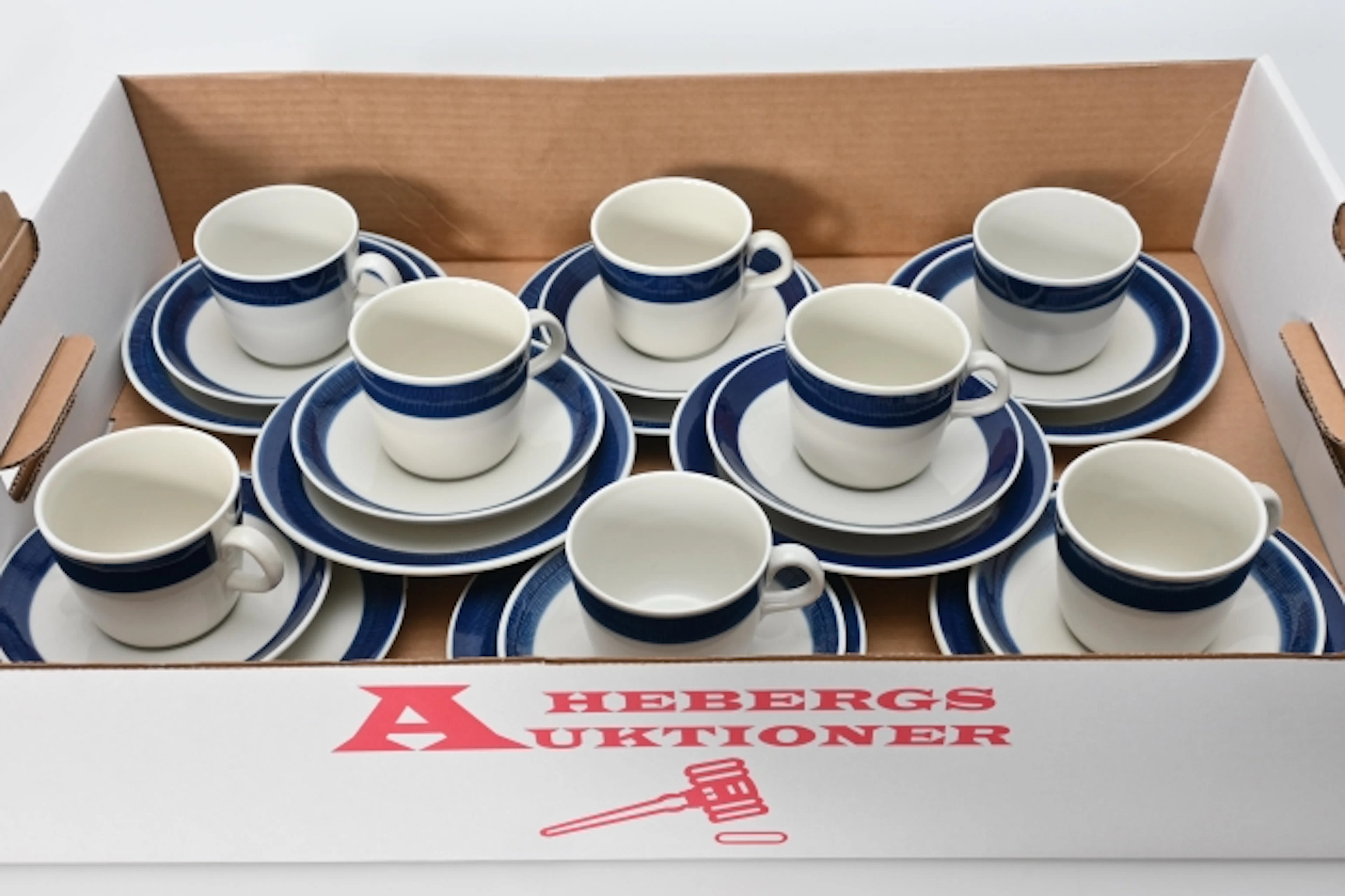 Kaffekoppar "Koka Blå" Hertha Bengtsson, Rörstrand