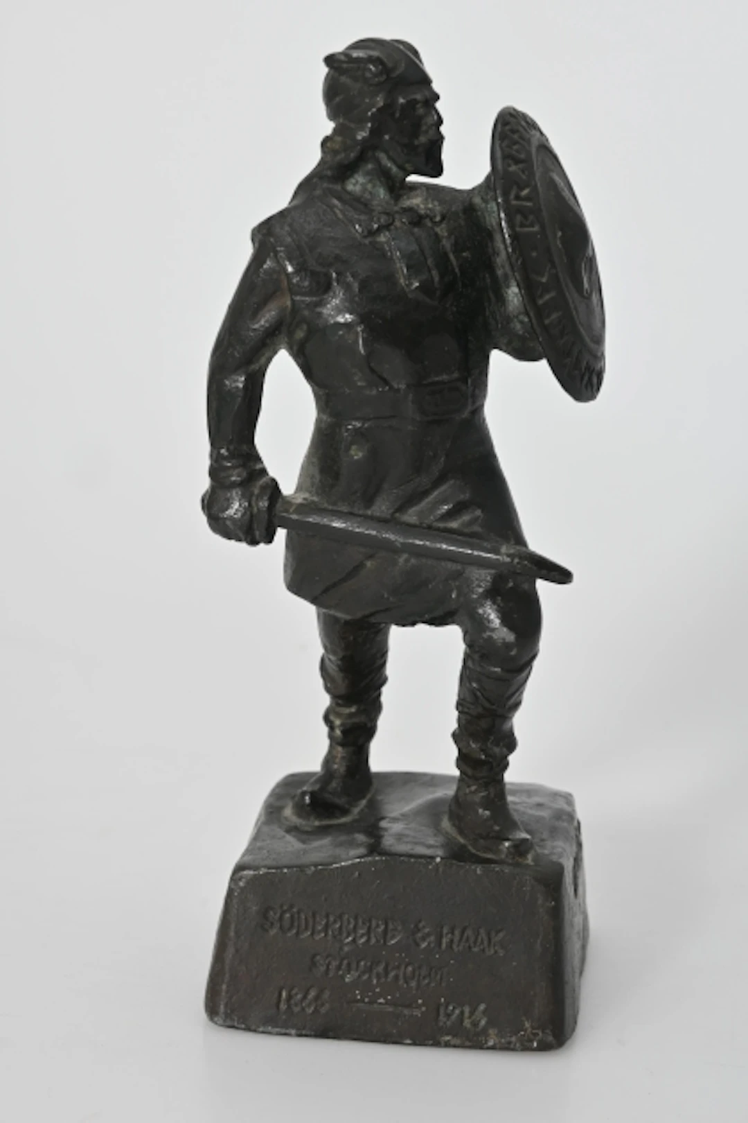 Skulptur, patinerad brons, Alice Nordin, sign samt märkt "SÖDERBERG