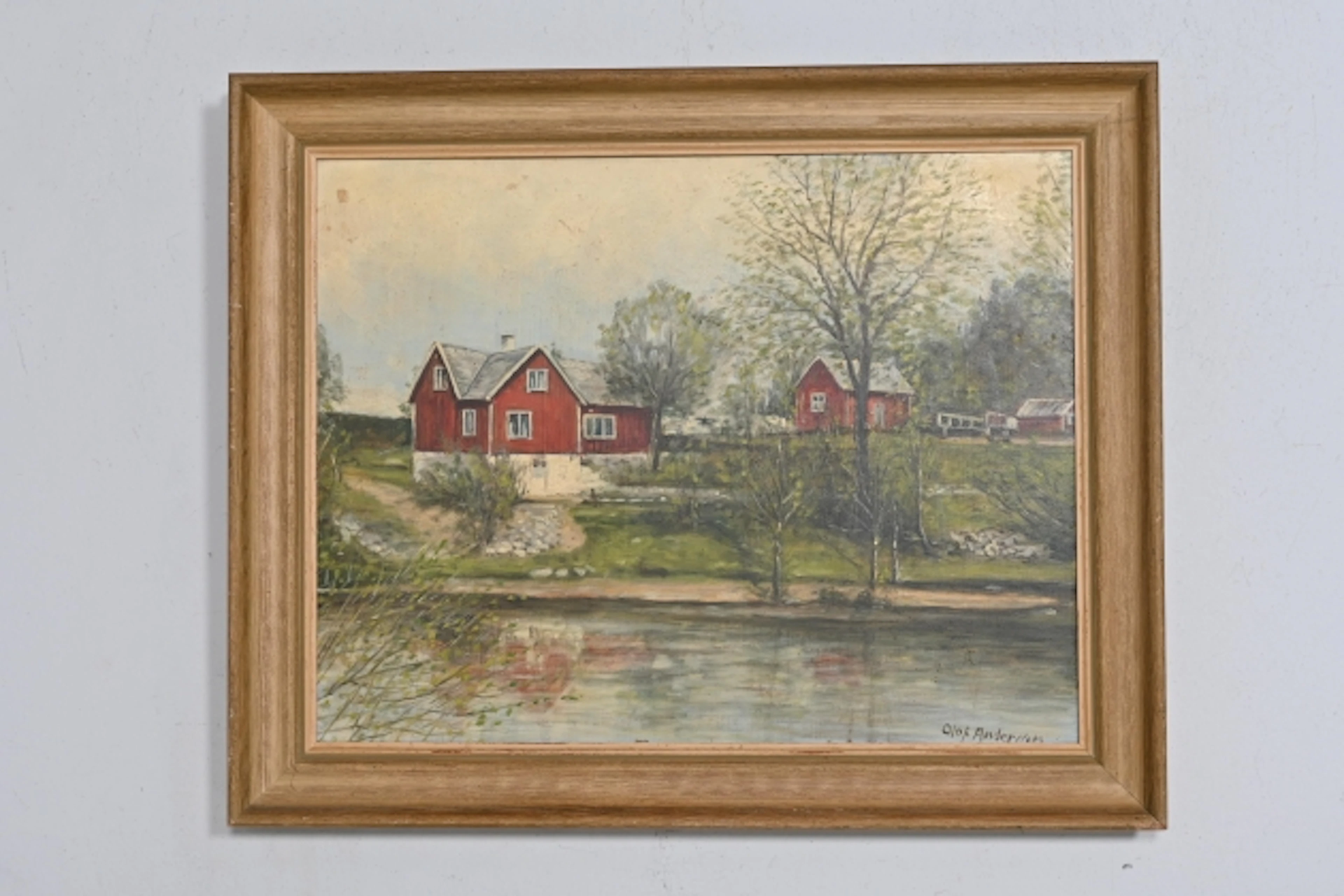 Olof Andersson, Oljemålning