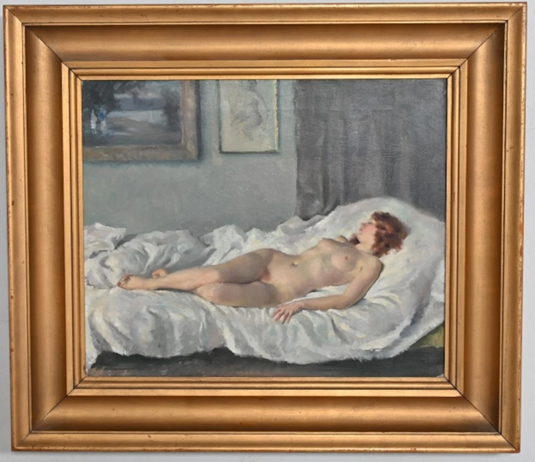 Bernhard Oscarsson, Oljemålning