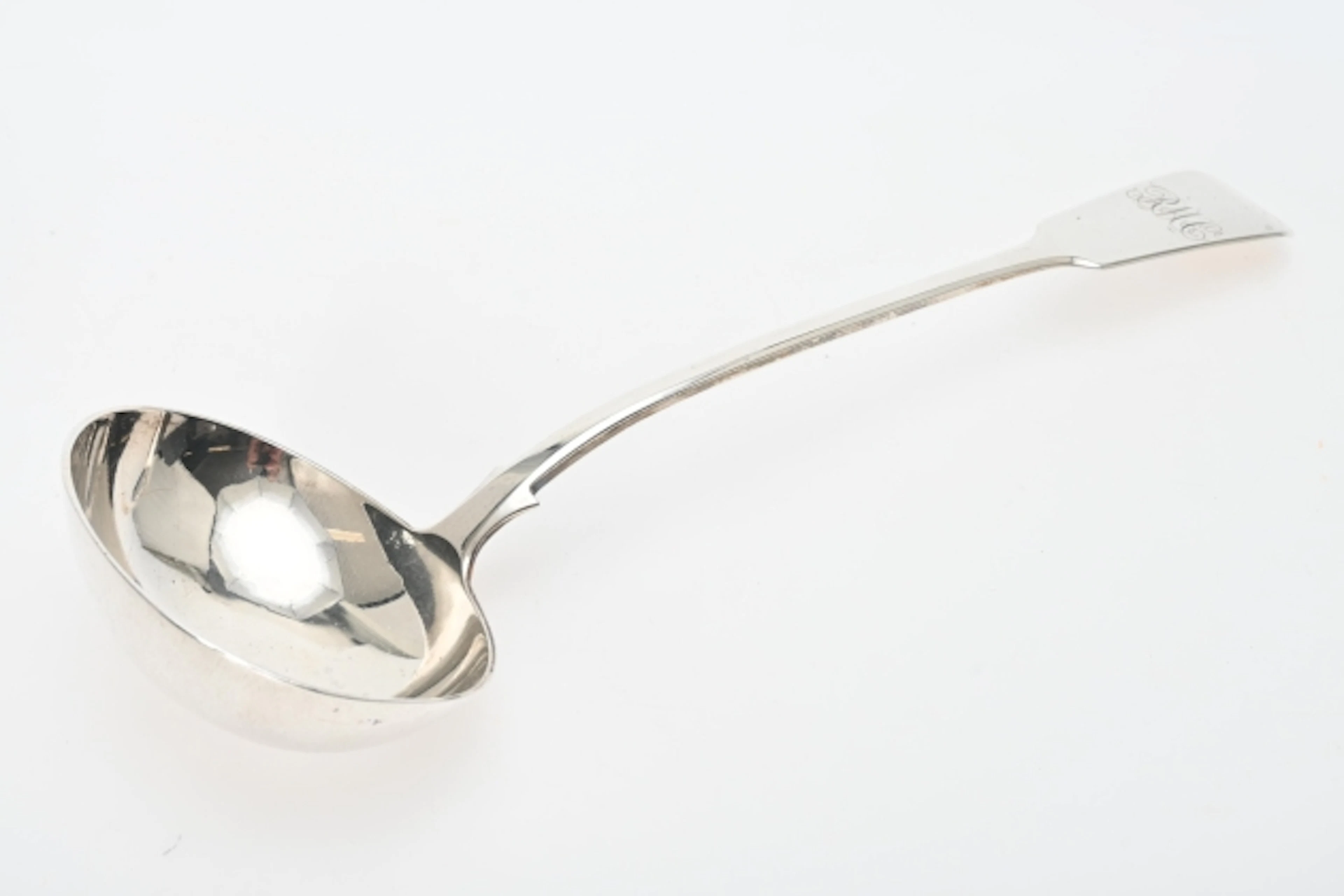 Soppslev, silver, J & J Williams, 1863, Exter ca 219 gr