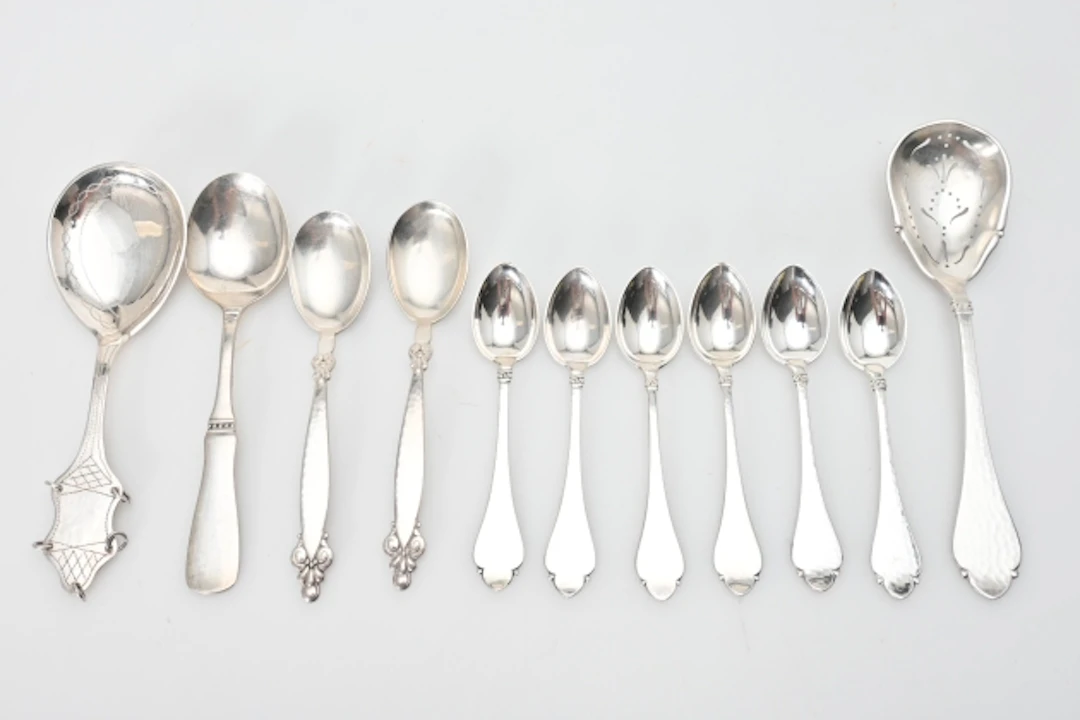Silverskedar ca 217 gr