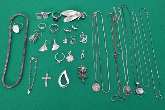 Div Silversmycken ca 163 gr