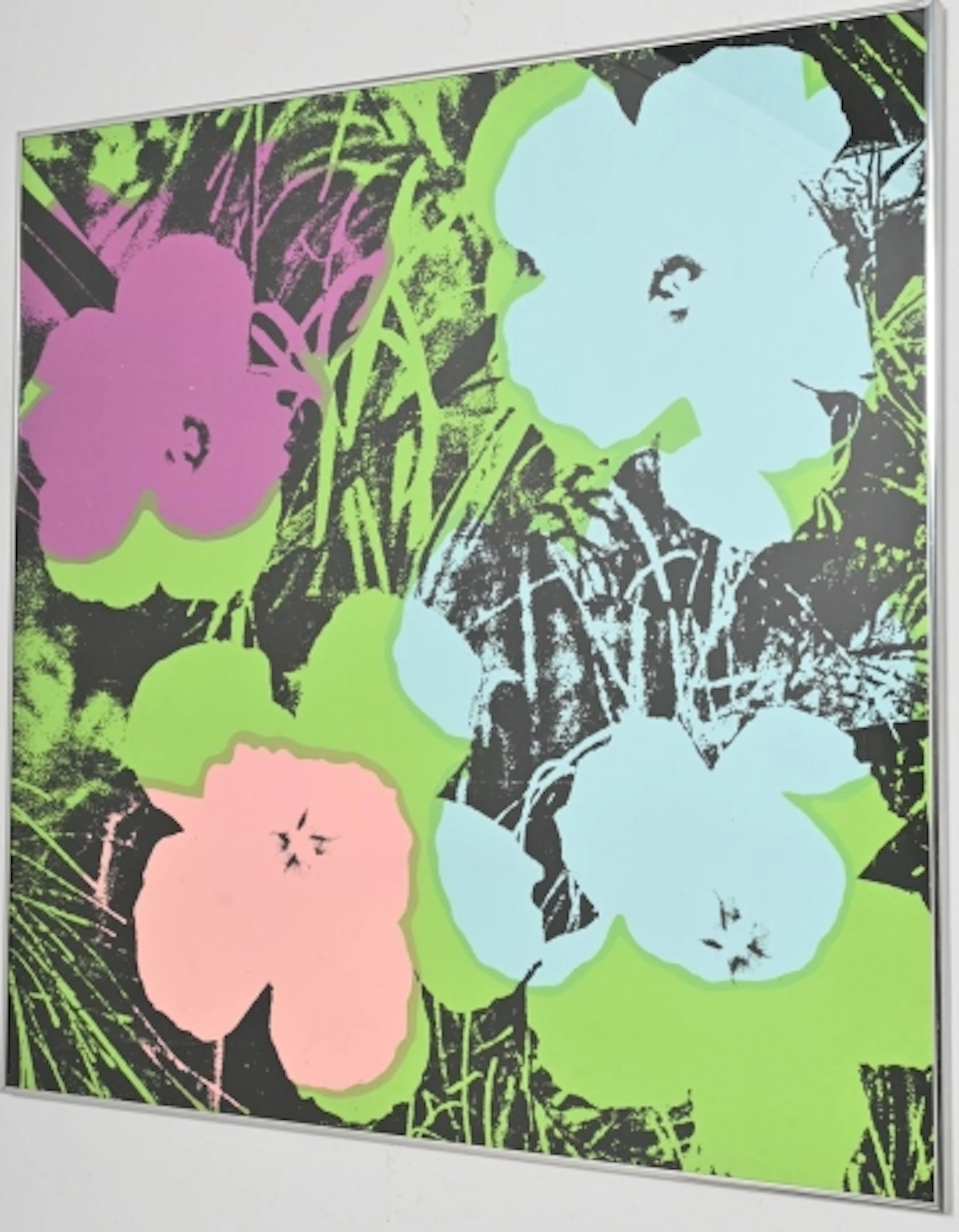 Andy Warhol "Flowers" Sunday B Morning, Färgscreentryck