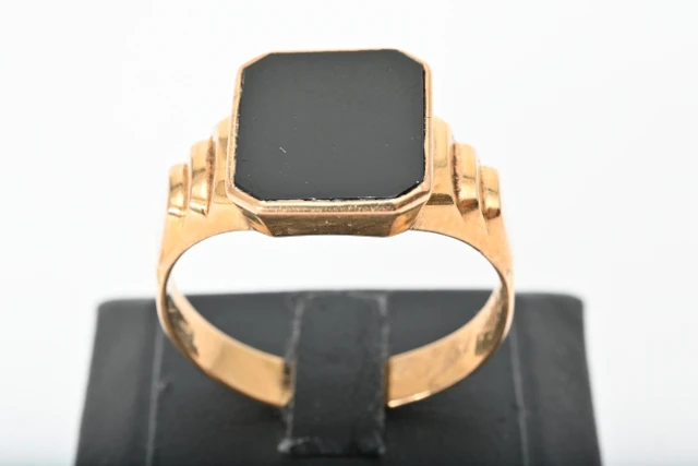 Guldring 18K ca 6 gr