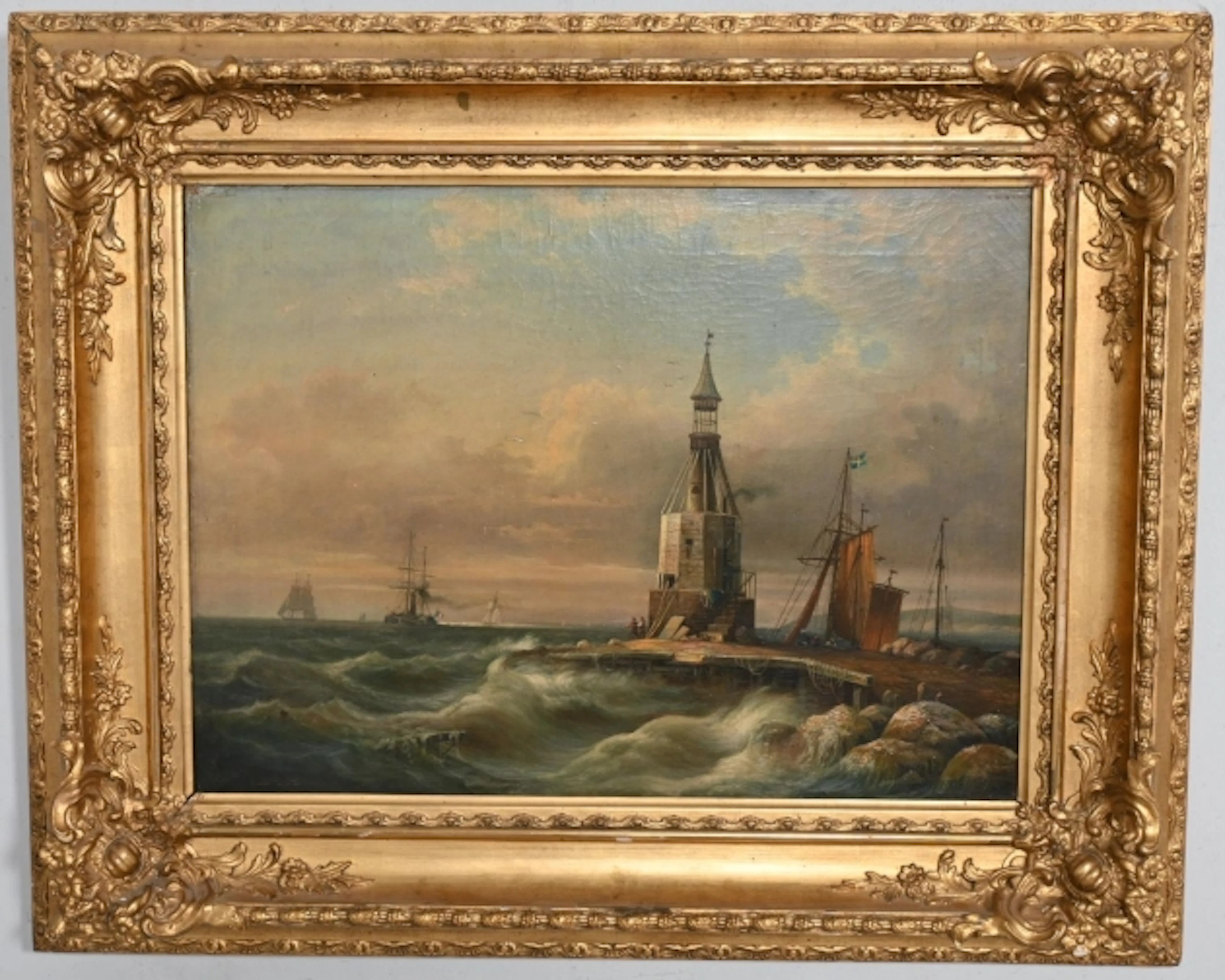 Adolf Nordling, Oljemålning