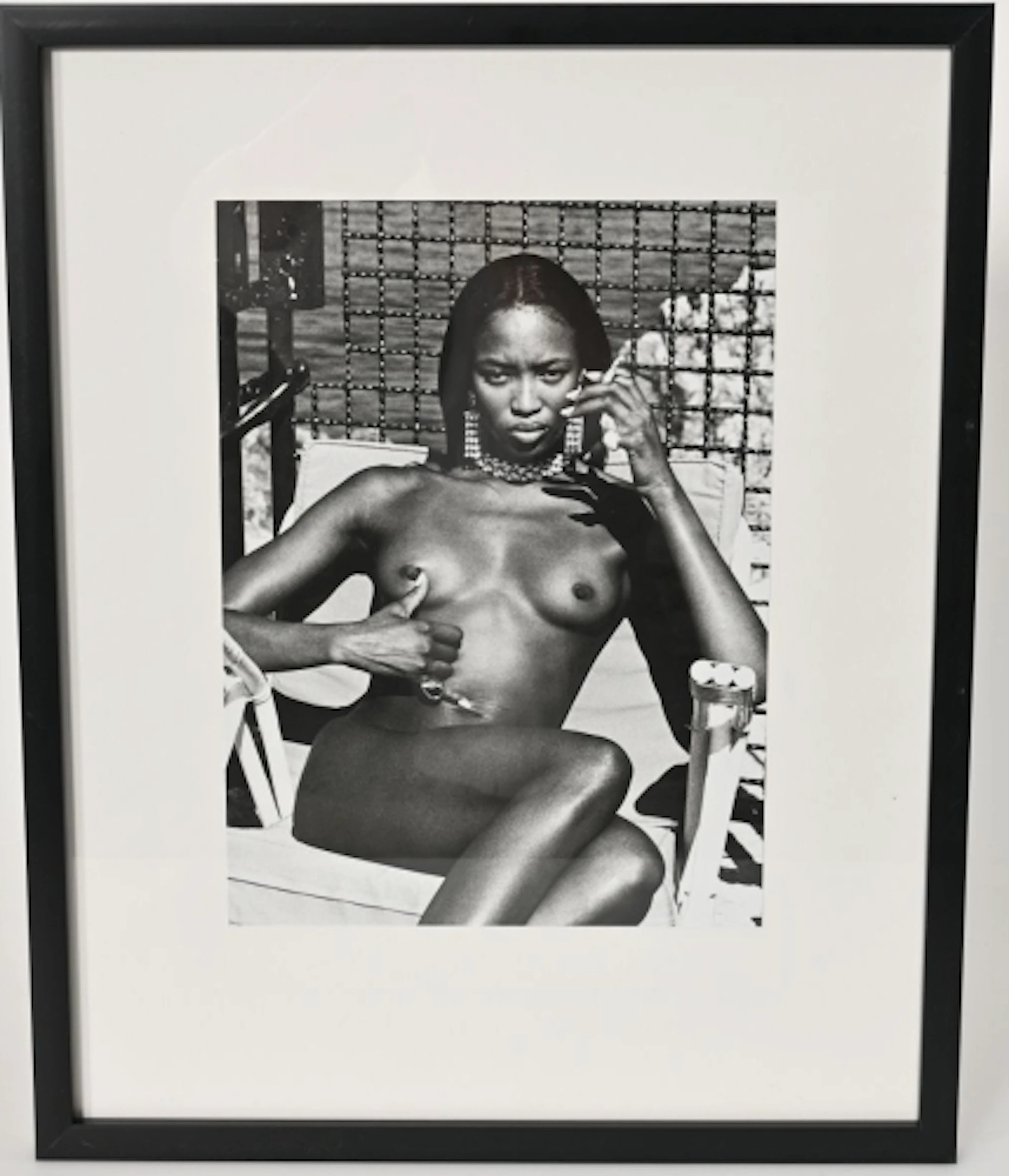 Helmut Newton, Efter Offset, Naomi Campbell, Cap D´Antibes, France 1998