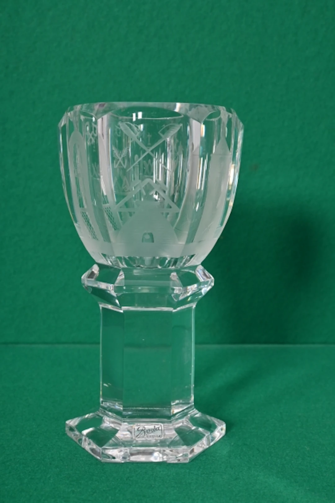 Frimurarglas, Boda
