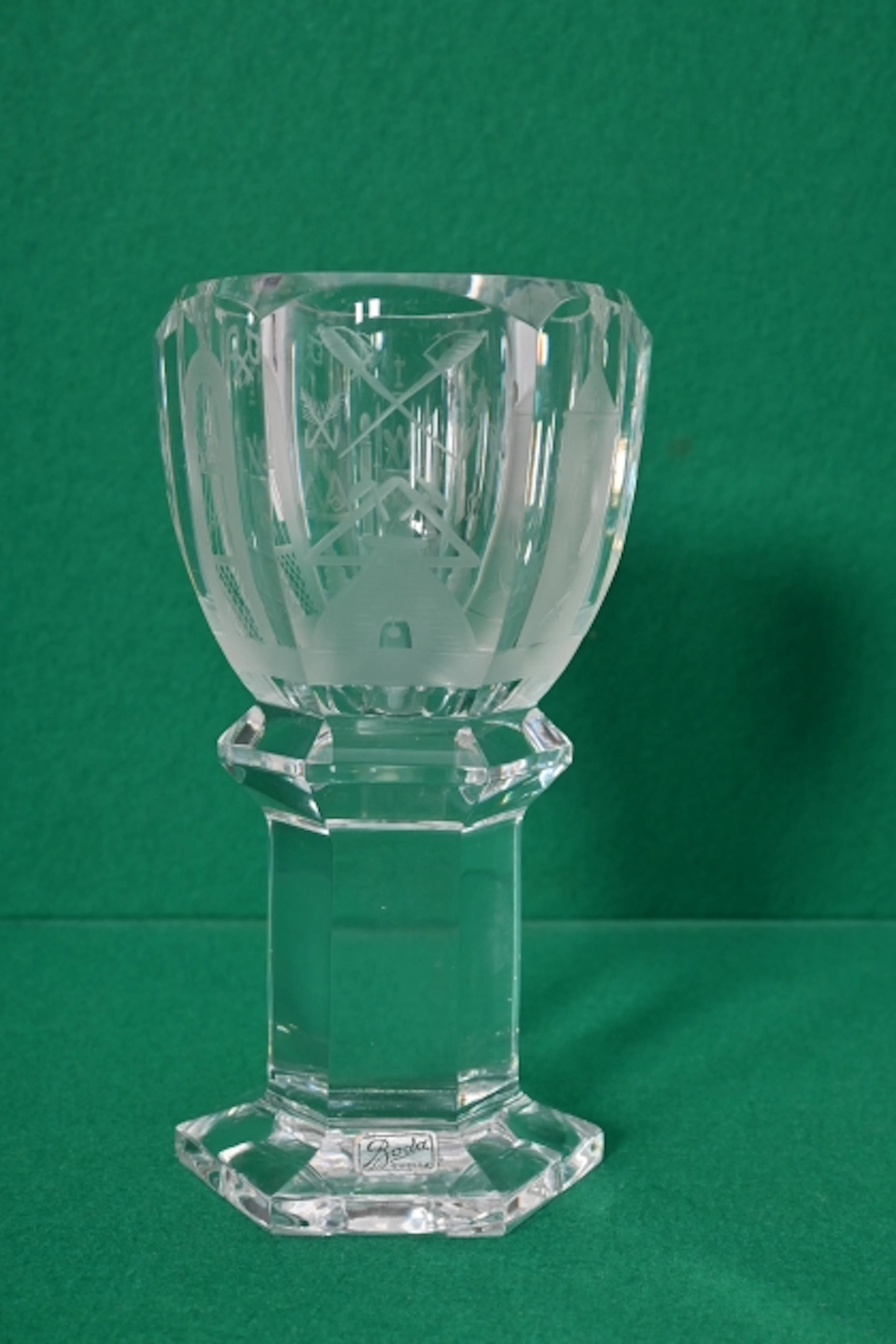 Frimurarglas, Boda