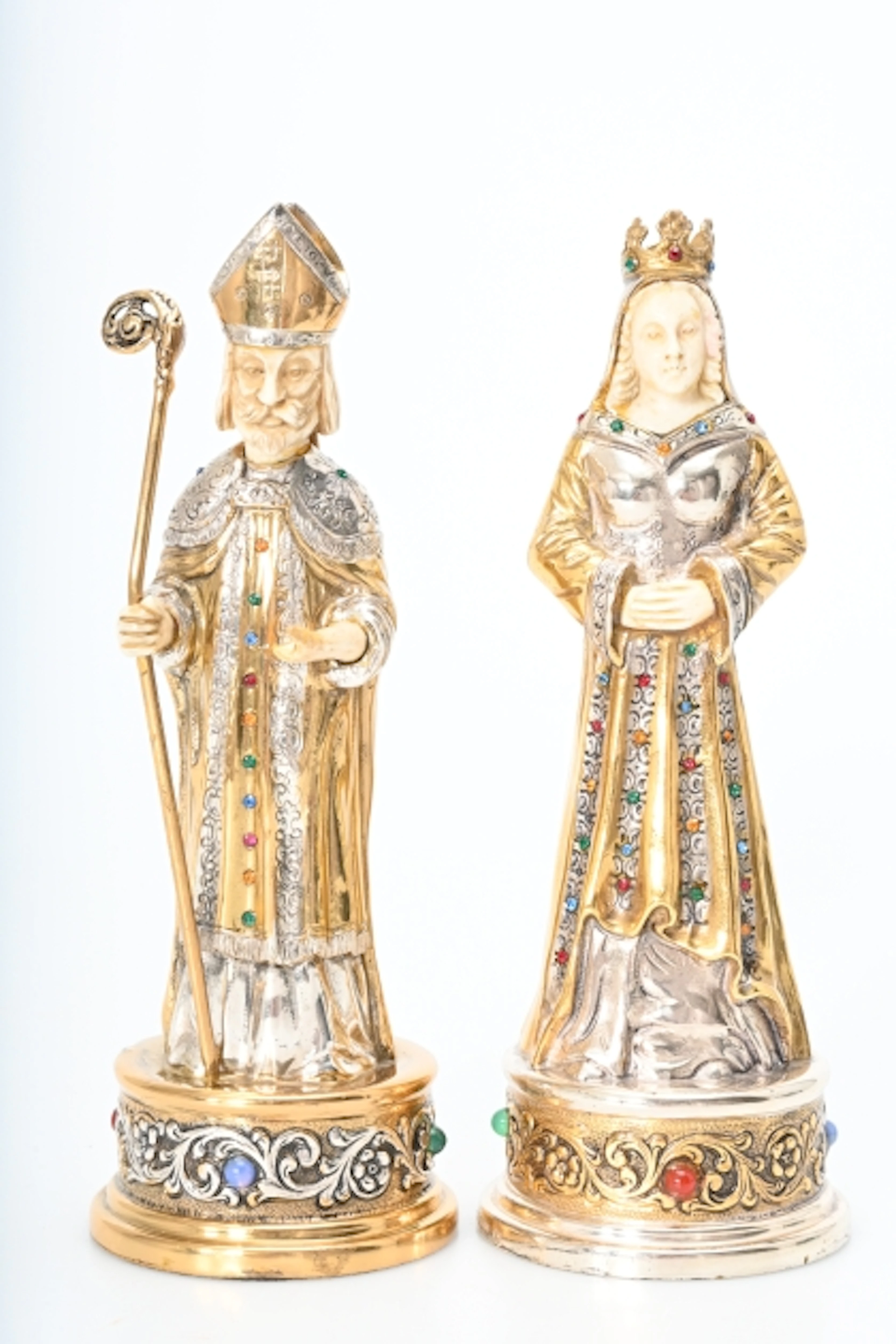 2 st Silverfiguriner