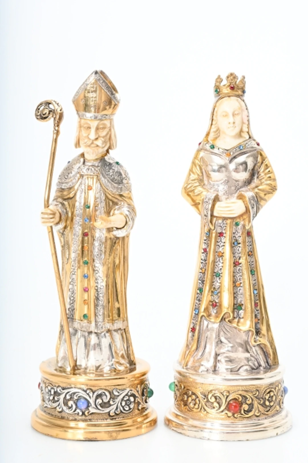 2 st Silverfiguriner