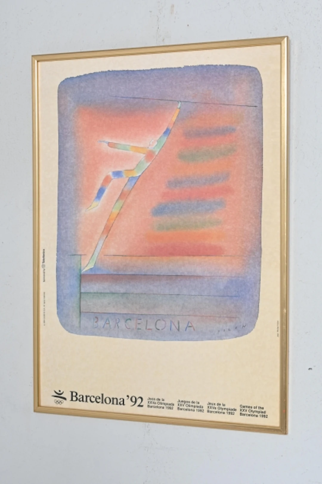 Affisch, Olympiska spelen, Barcelona 1992