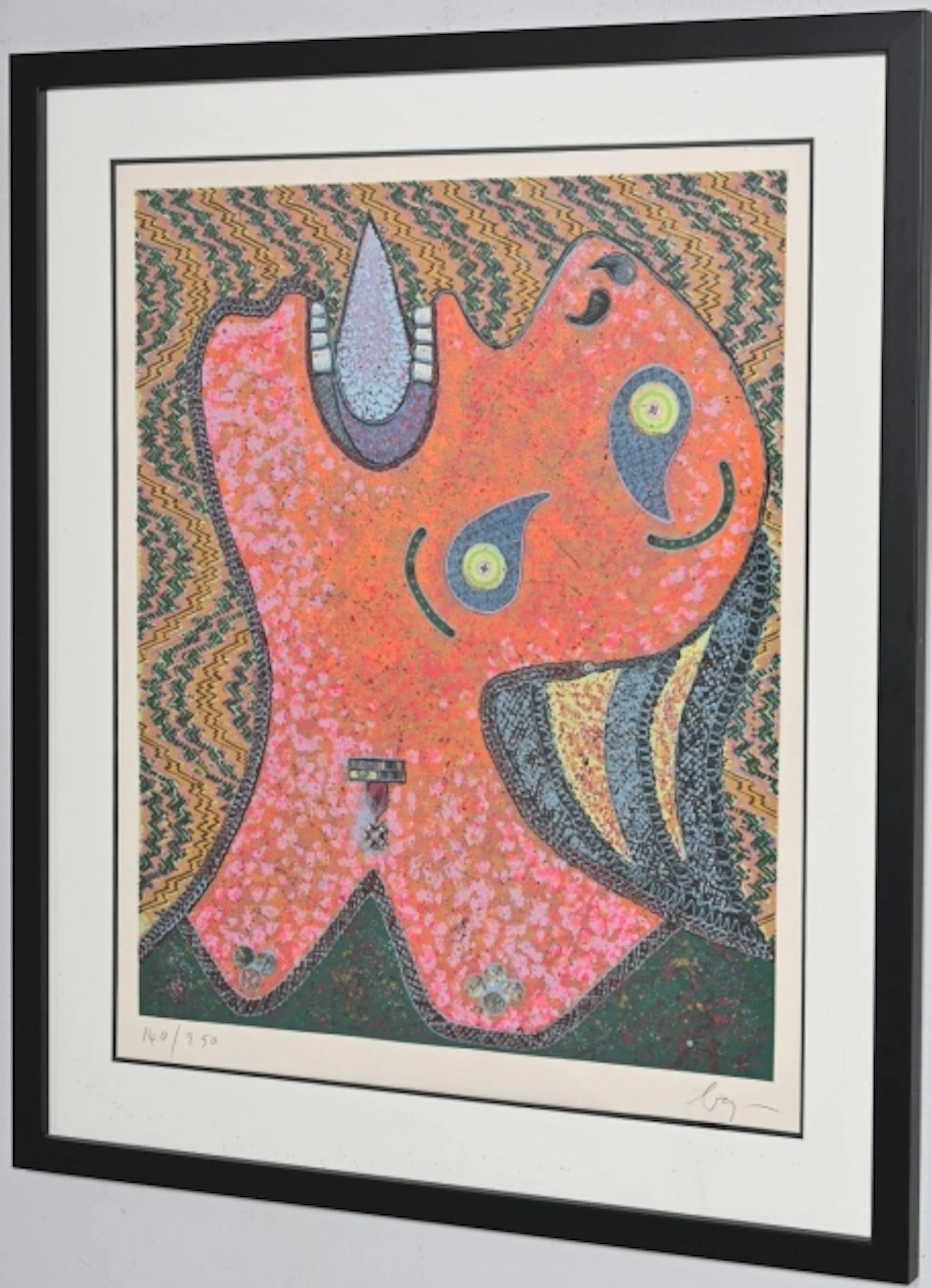Enrico Baj, Litografi