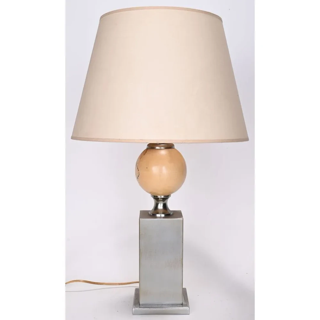 BARBIER, Philippe. (Attributed to). TABLE LAMP from the 1970s, made