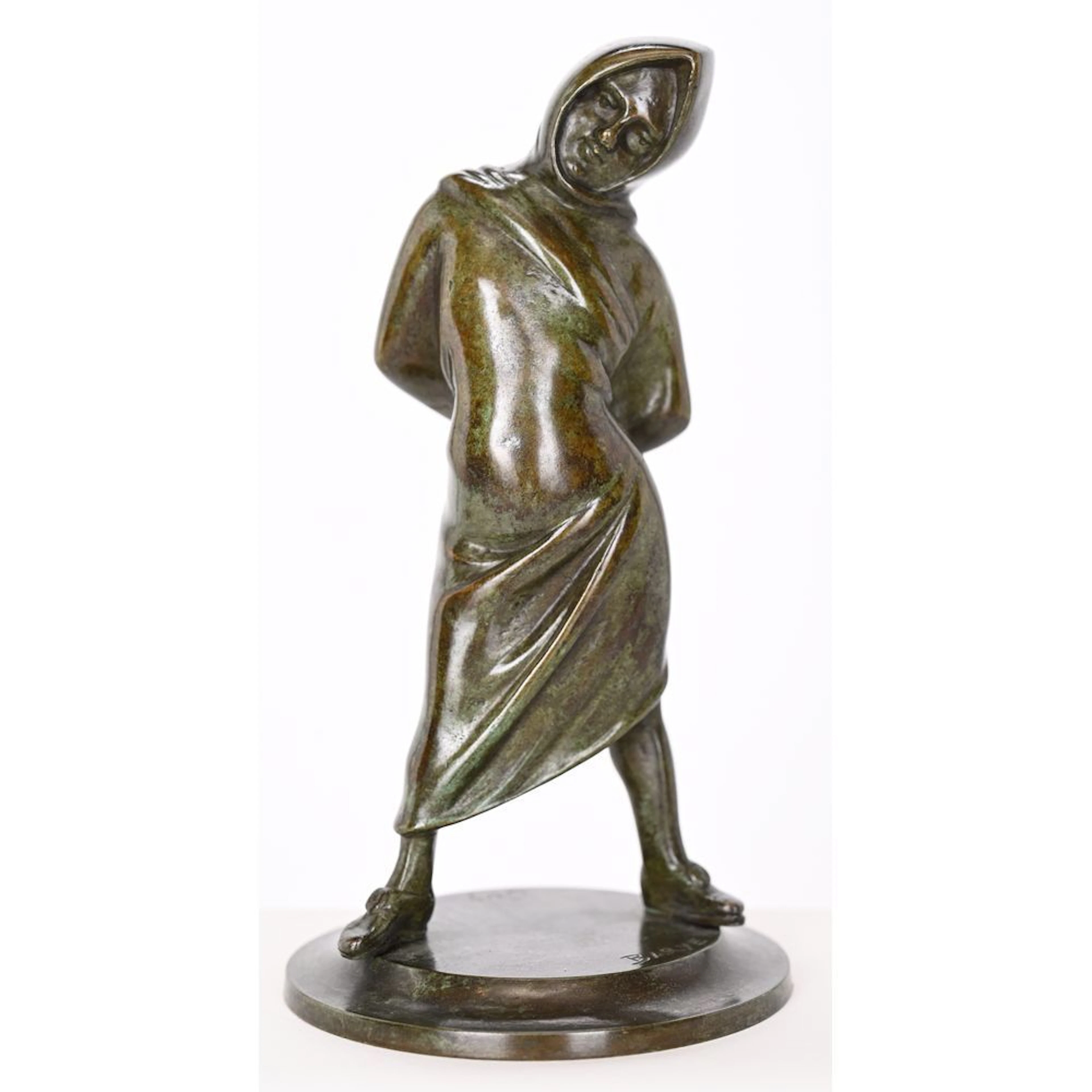 BARYE, Antoine Louis. (1795–1875). “Fou de Rome.” Bronze with a beautiful