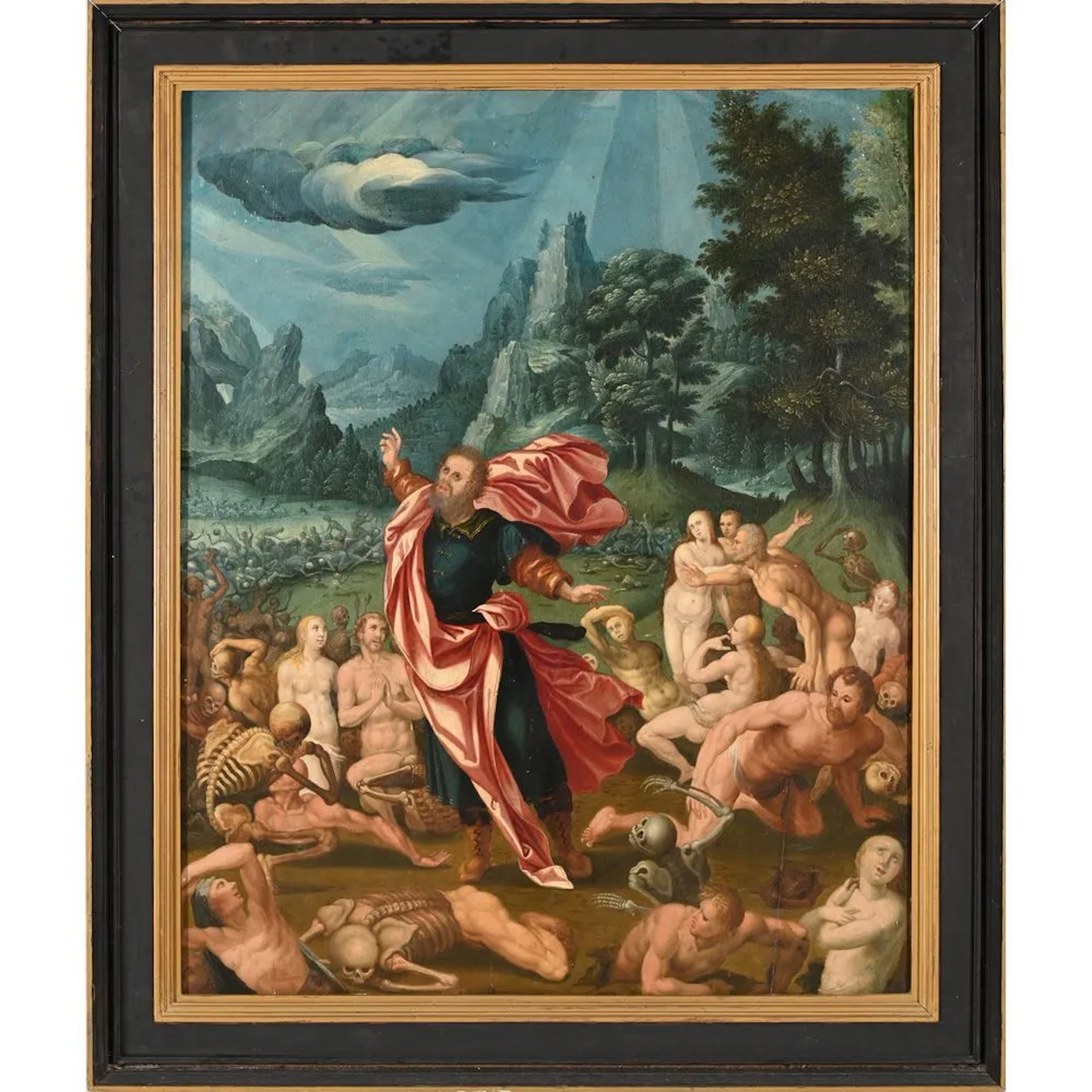 NORTHERN SCHOOL, 18th–19th centuries. “The Vision of the Prophet Ezekiel