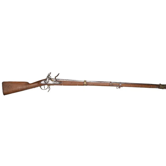 An IX-model flintlock musket from the Royal Manufactory of Saint-Étienne.