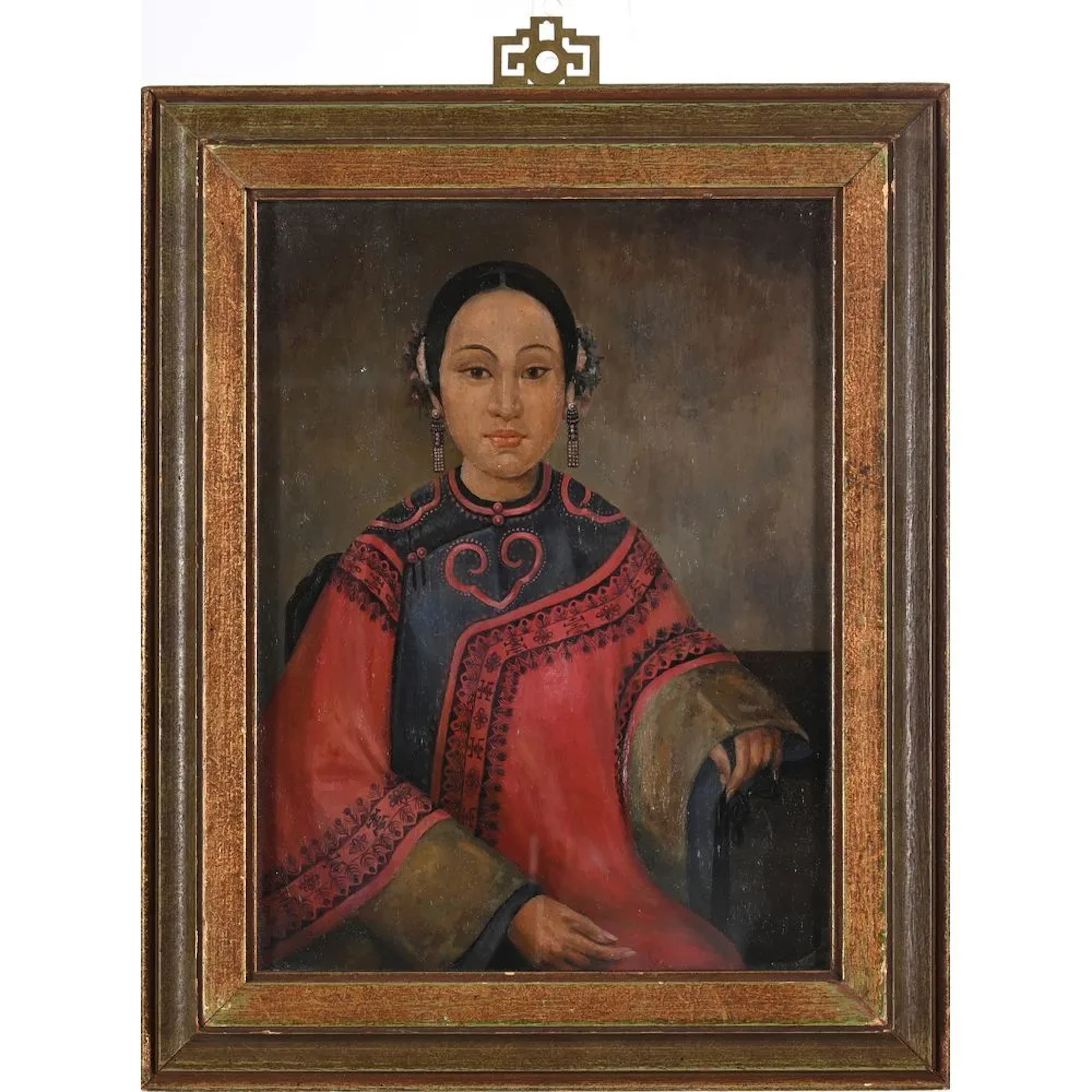 HUANG Dashen. (Attributed to). “Portrait of a Young Asian Woman.”