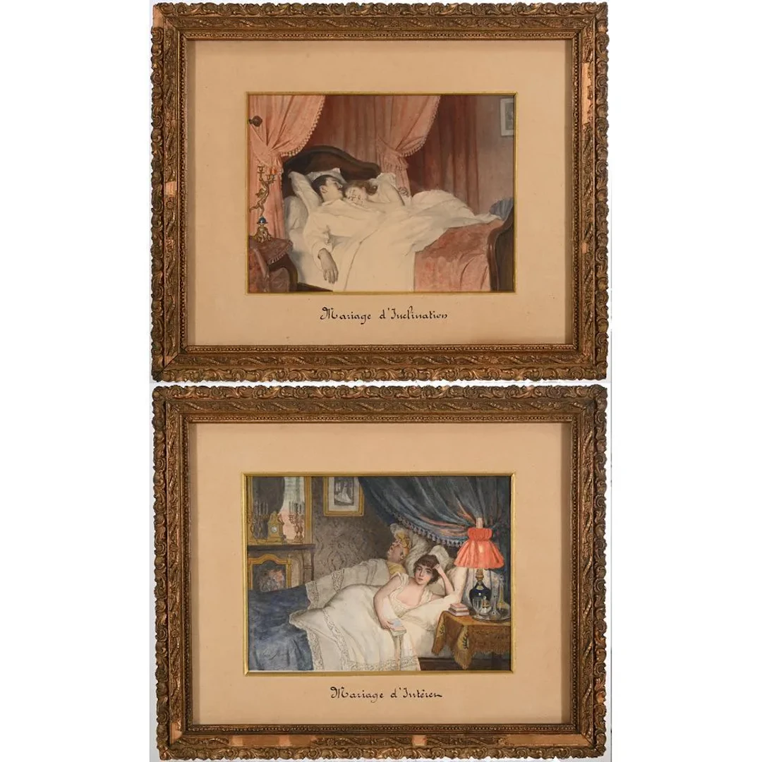 FRAPPA, José. (1854–1904). “Marriage of Affection” and “Marriage of